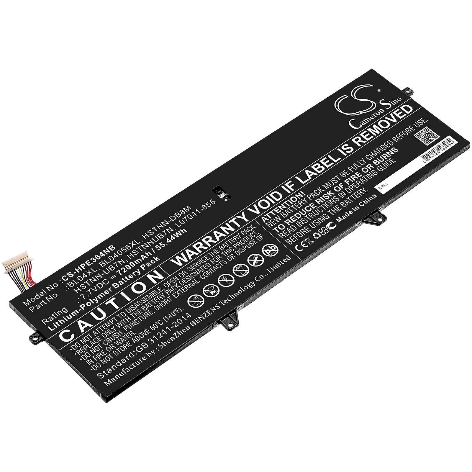 Batteri till Notebook, Bärbar dator för HP EliteBook x360 1040 G5(5NW10UT) m.fl.