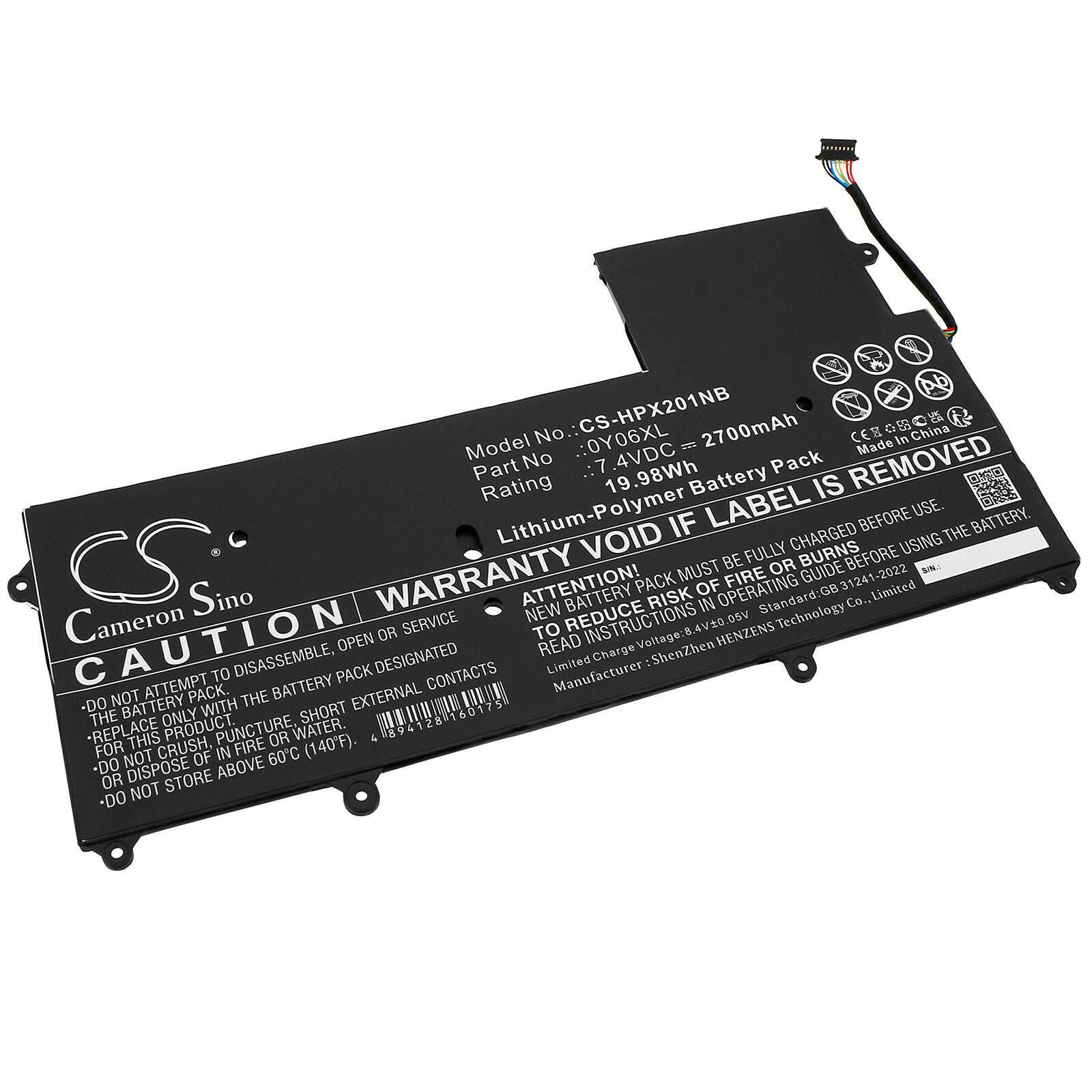 Batteri till Notebook, Bärbar dator för HP Ultrabook L5G46EA m.fl.