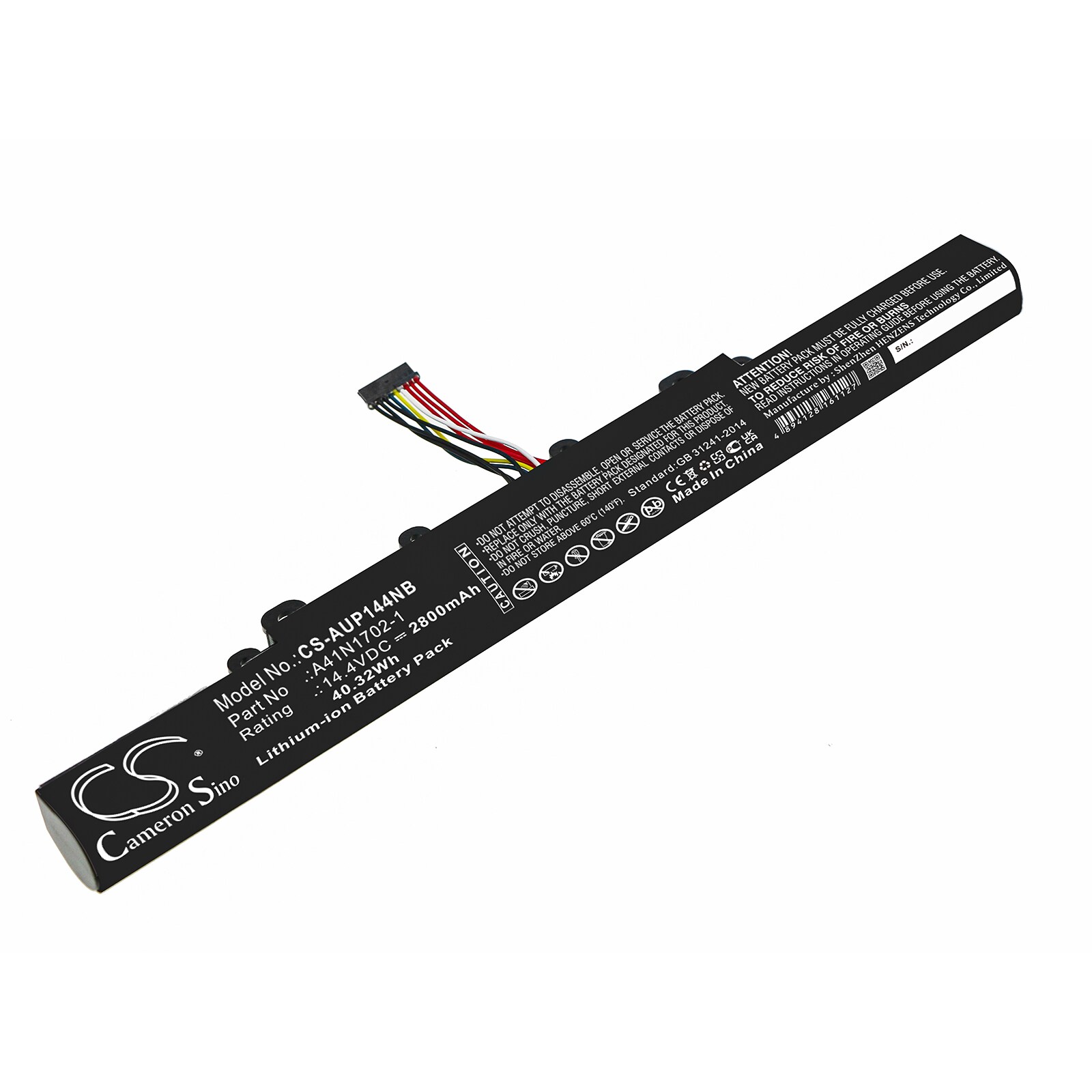 Batteri till Notebook, Bärbar dator för Asus P1440FA, P1440FA-FA0172R m.fl.