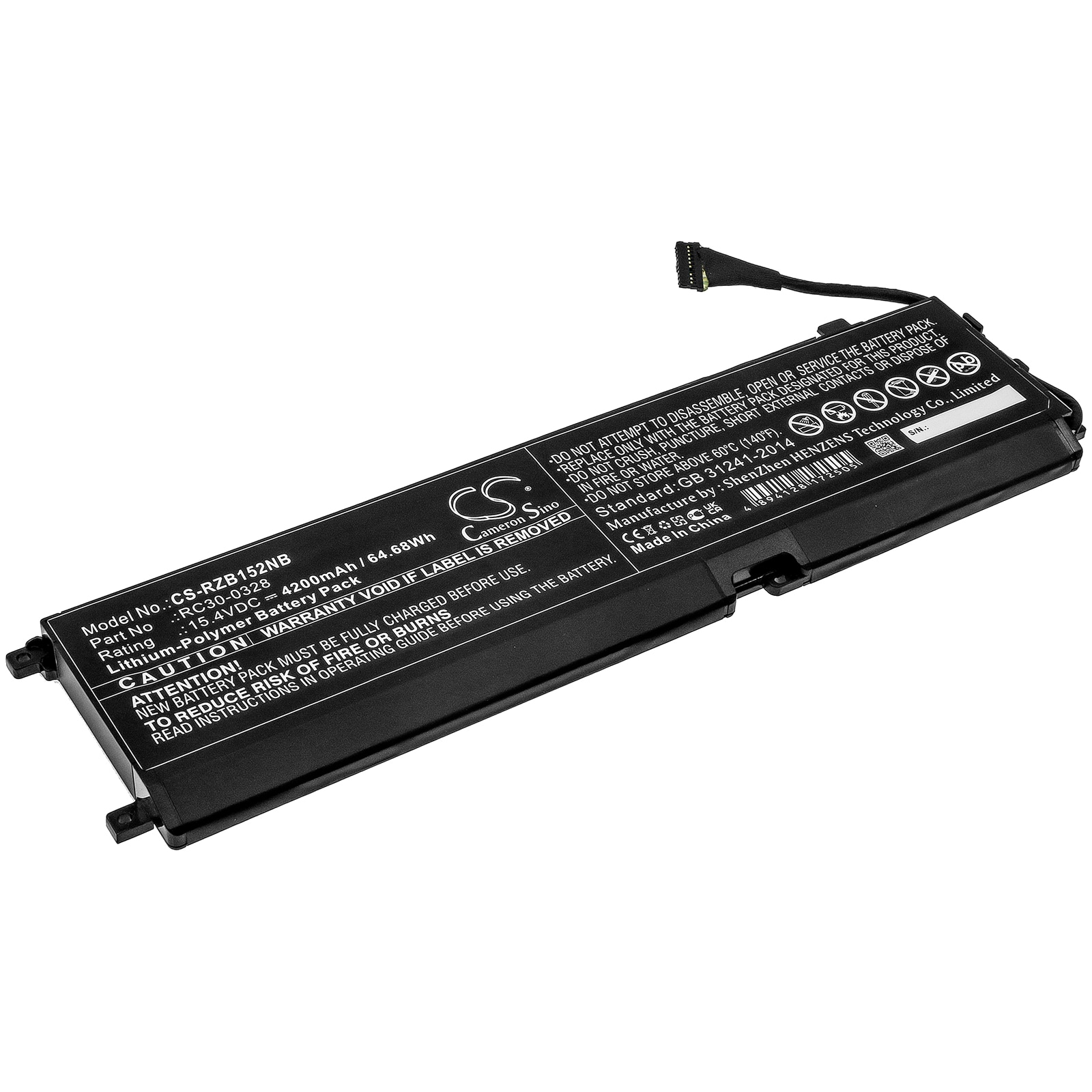 Batteri till Notebook, Bärbar dator för Razer Blade 15 2020, Blade 15 2021 m.fl.