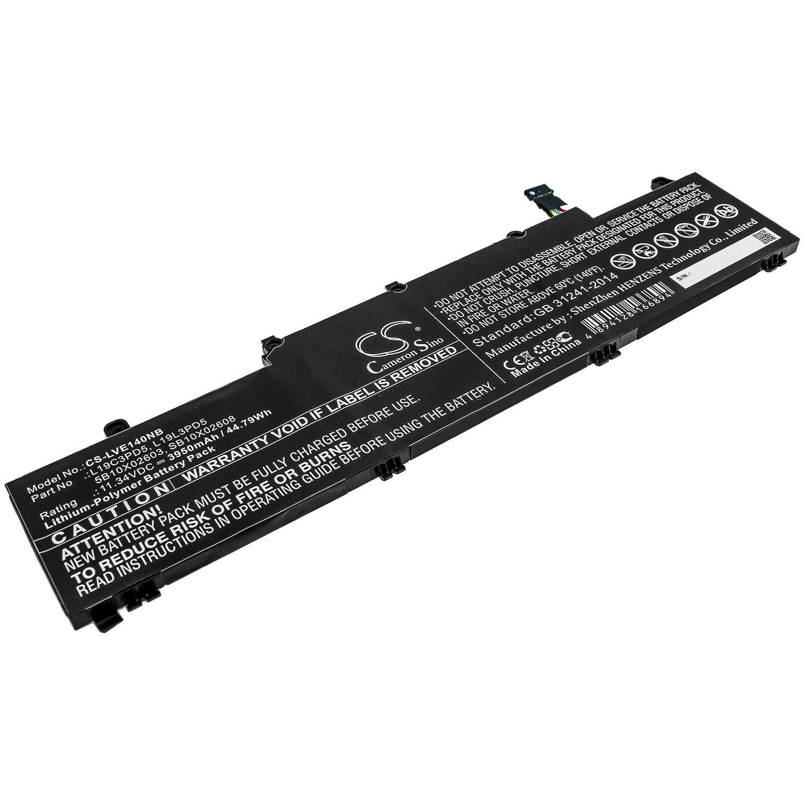 Batteri till Notebook, Bärbar dator för Lenovo ThinkPad E14 Gen2-20TA000DGE m.fl.