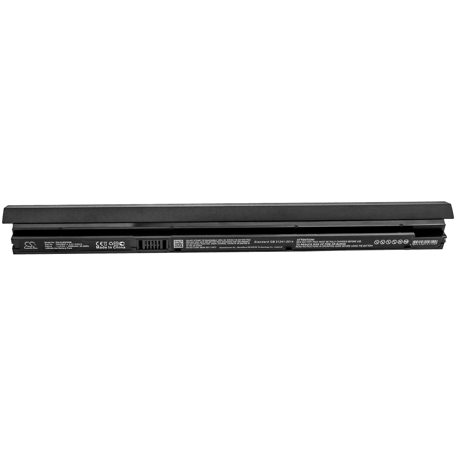 Batteri till Notebook, Bärbar dator för Clevo W970KLQ, W950KU, W970SUW m.fl.