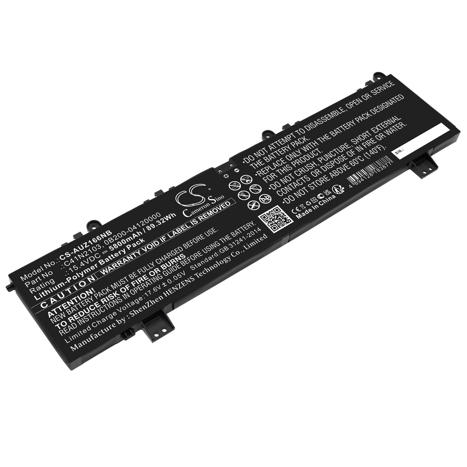 Batteri till Notebook, Bärbar dator för Asus ROG Zephyrus Duo 16 GX650RM-LS016W m.fl.