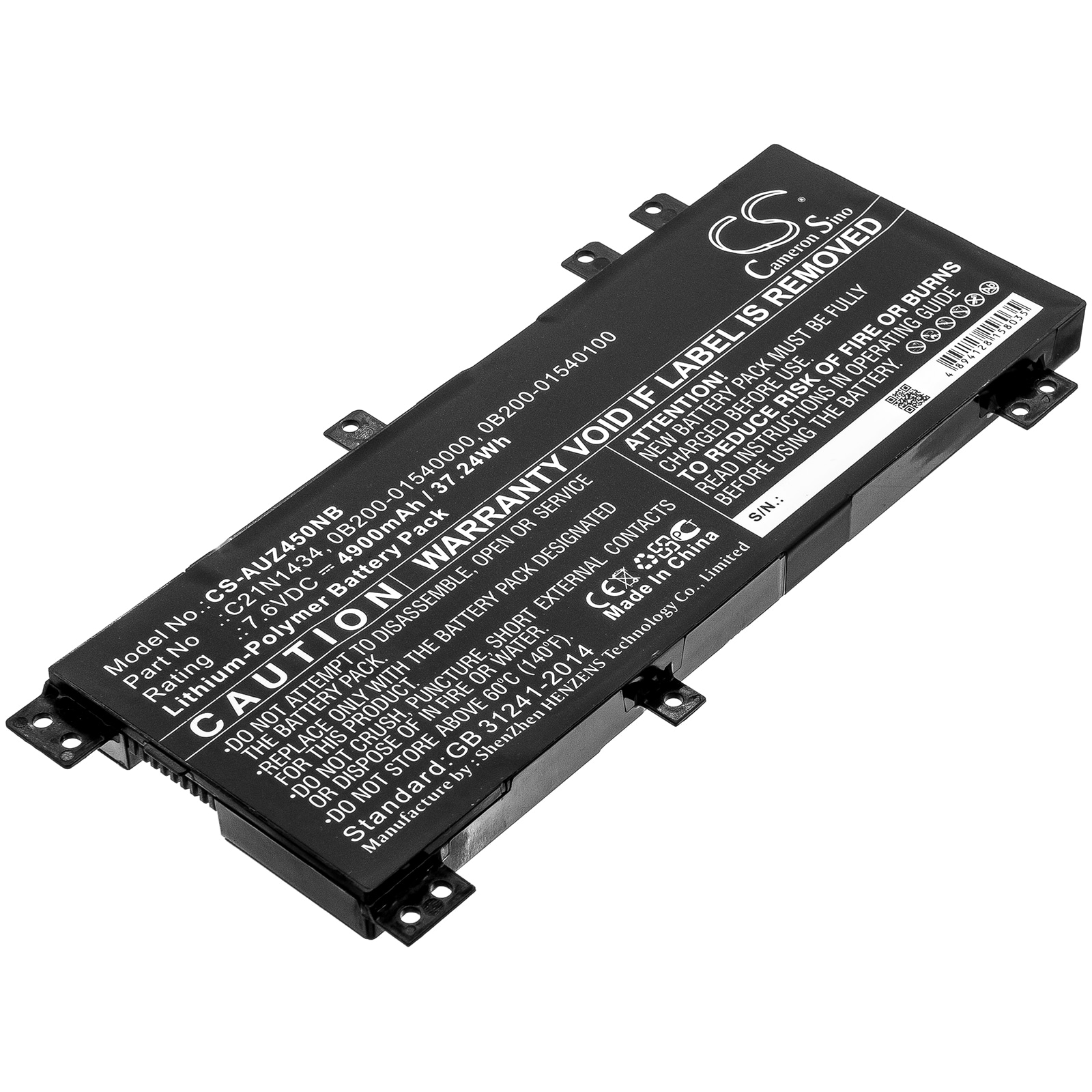 Batteri till Notebook, Bärbar dator för Asus Z450LA-WX006T, Z450UA, Z550MA-1A m.fl.