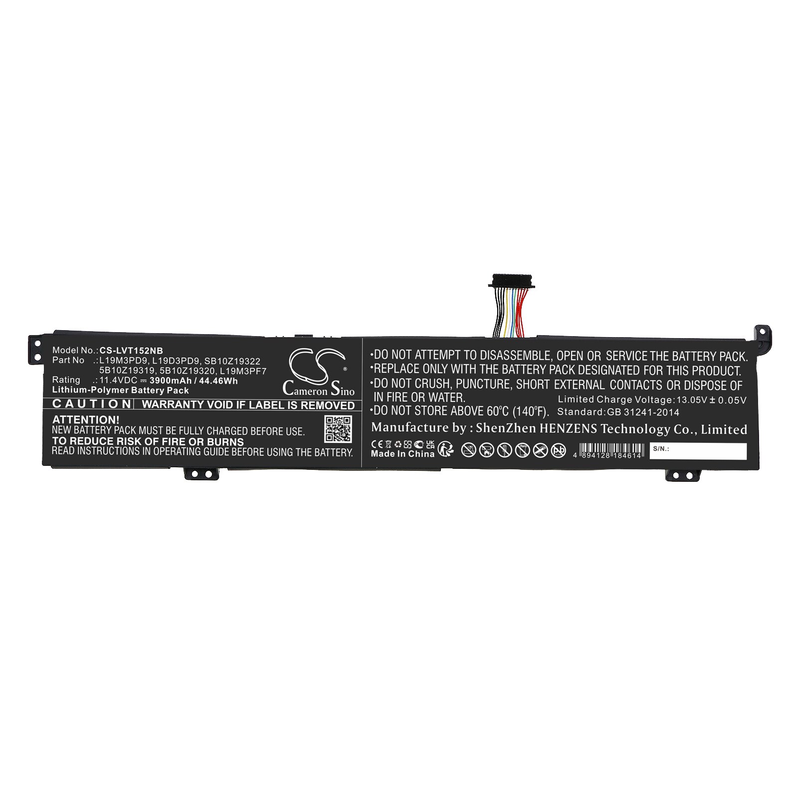Batteri till Notebook, Bärbar dator för Lenovo ThinkBook 15p G2 ITH 21B10018UK m.fl.
