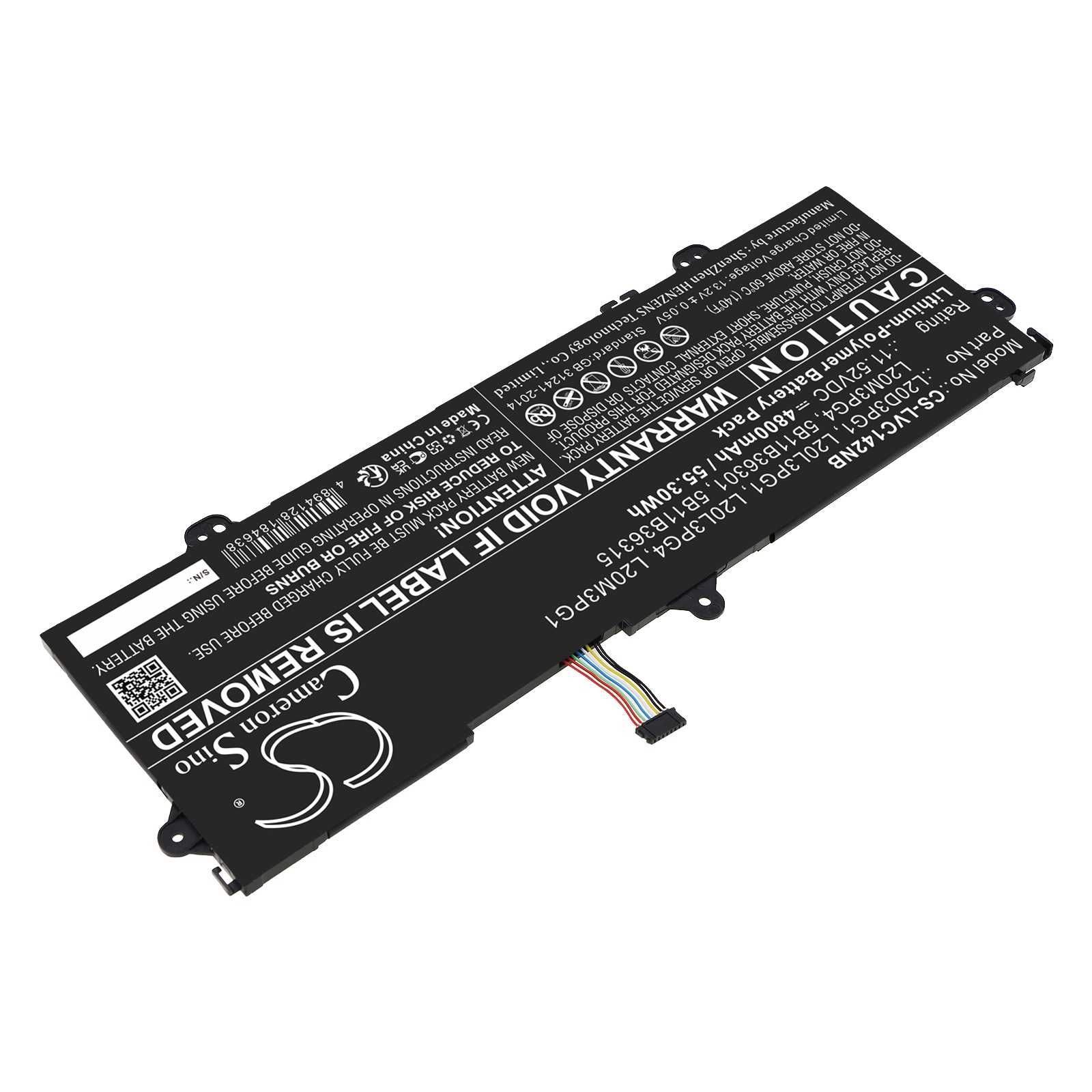 Batteri till Notebook, Bärbar dator för Lenovo 14w Gen 2 82N8001JIV m.fl.