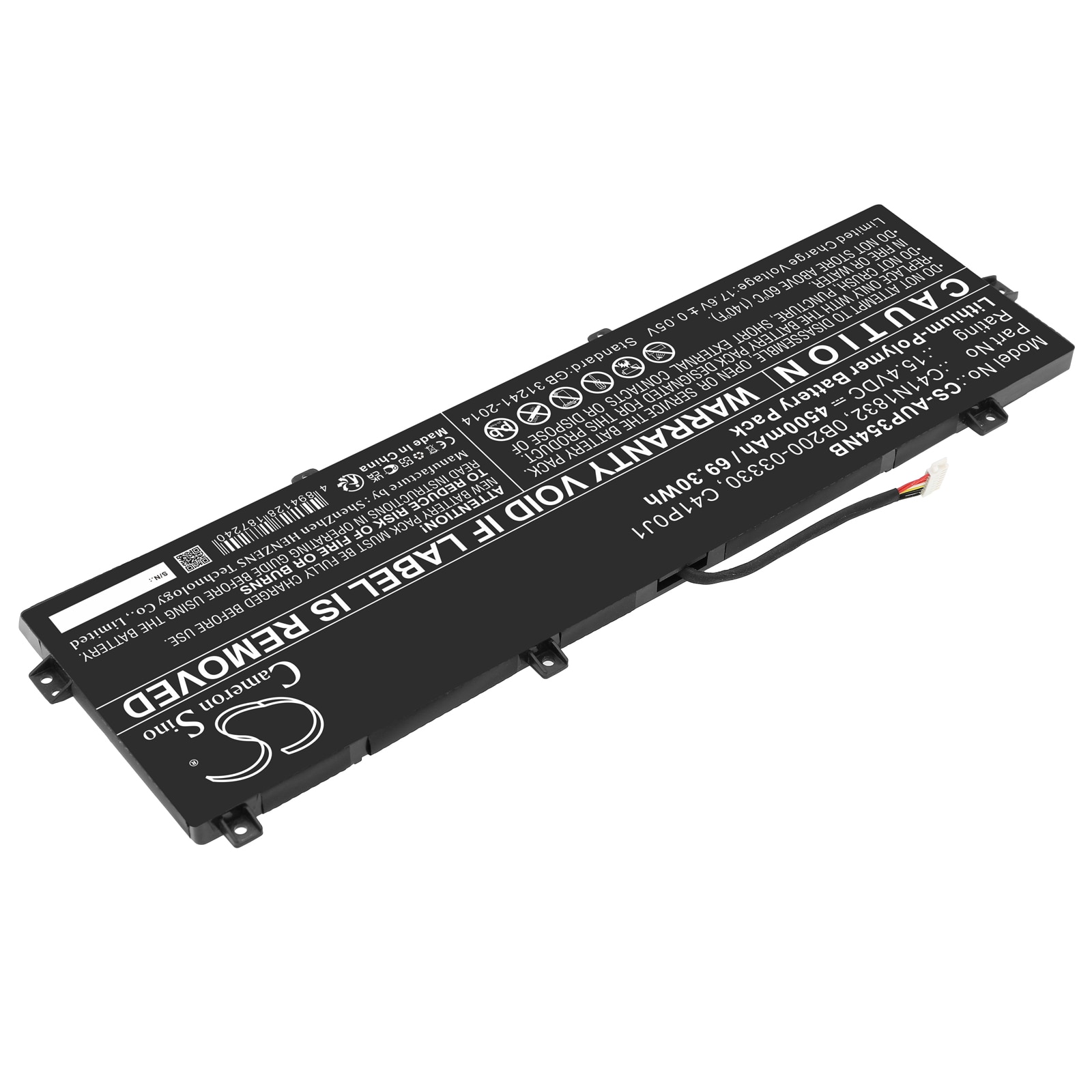 Batteri till Notebook, Bärbar dator för Asus Pro P3540FA-EJ0056R, Pro P3540FA-EJ0811R m.fl.