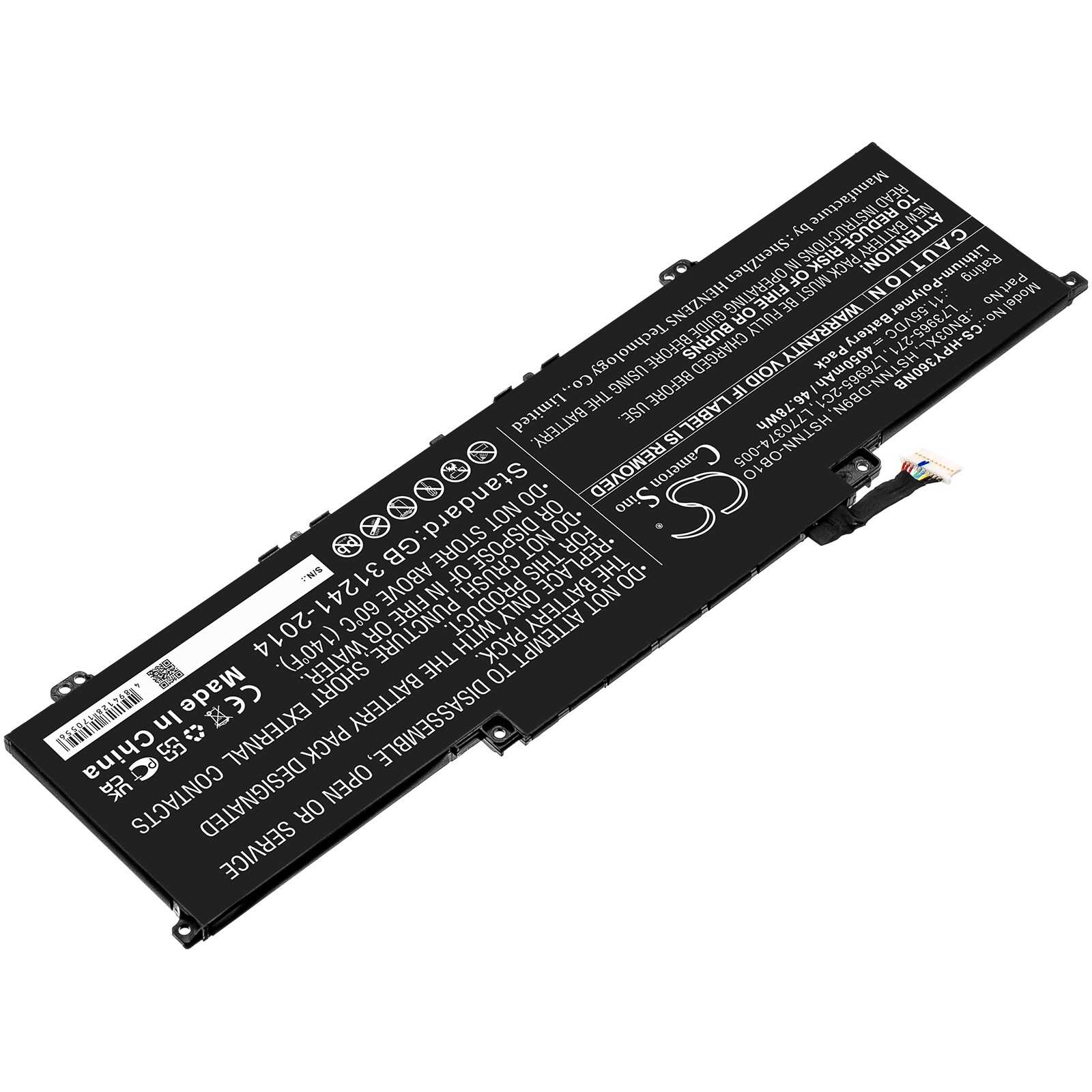 Batteri till Notebook, Bärbar dator för HP Envy X360 15T-ED000, Envy X360 13-ay0360ng m.fl.
