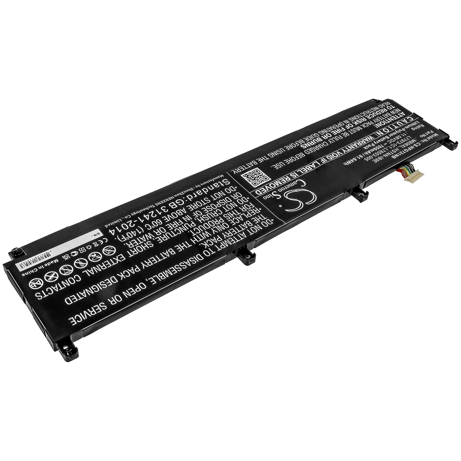 Batteri till Notebook, Bärbar dator för HP ZBook Studio G7 2J3H8PA m.fl.