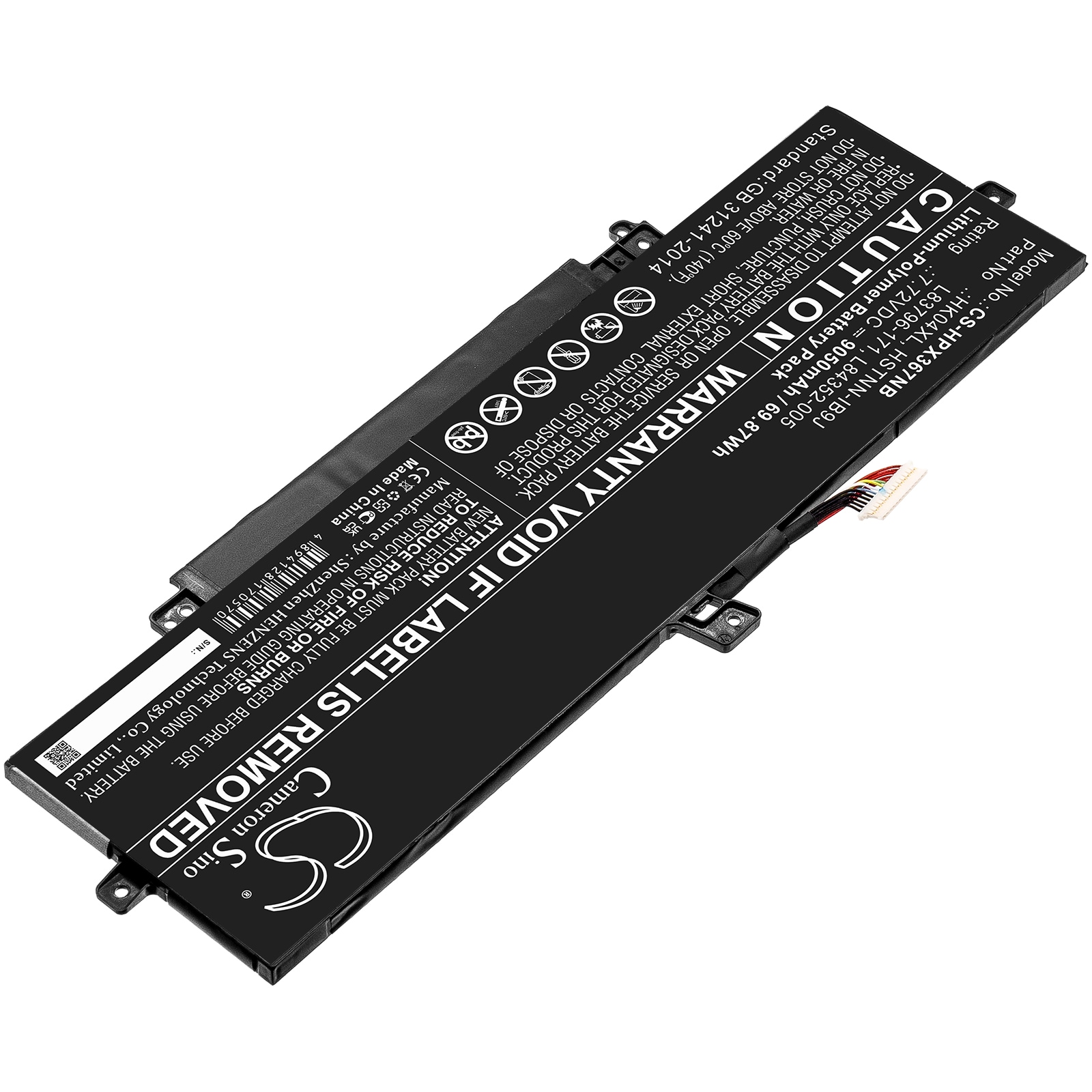 Batteri till Notebook, Bärbar dator för HP EliteBook X360 1040 G7 226Z2PA m.fl.