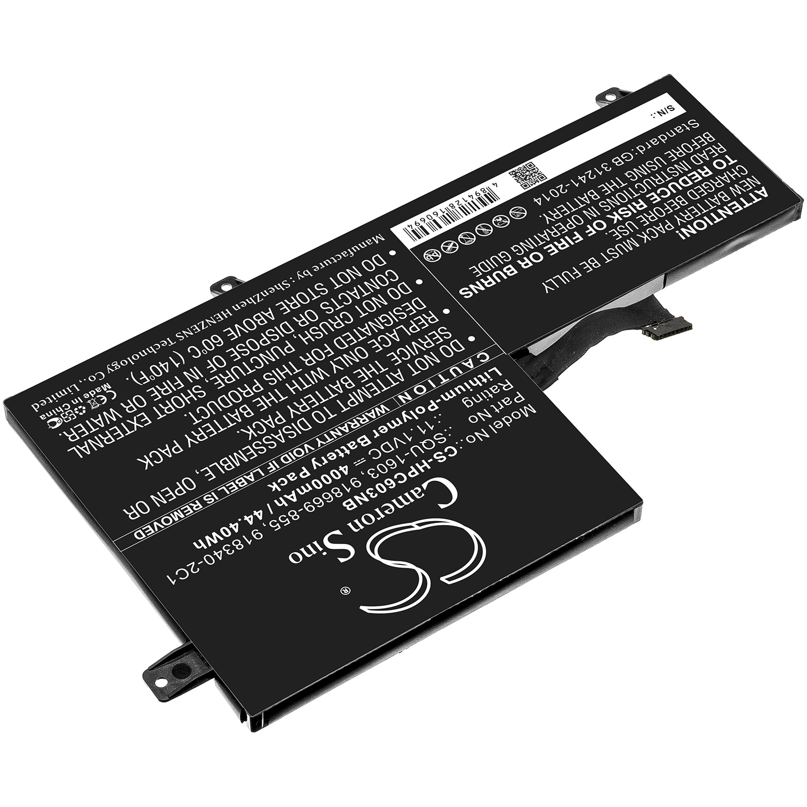 Batteri till Notebook, Bärbar dator för HP Choromebook 11 G5, 11 G5 EE Chromebook