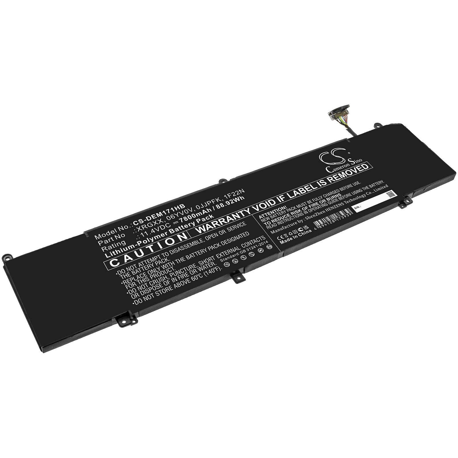 Batteri till Notebook, Bärbar dator för DELL G5 5590-D2785W, ALW15M-D1523S m.fl.