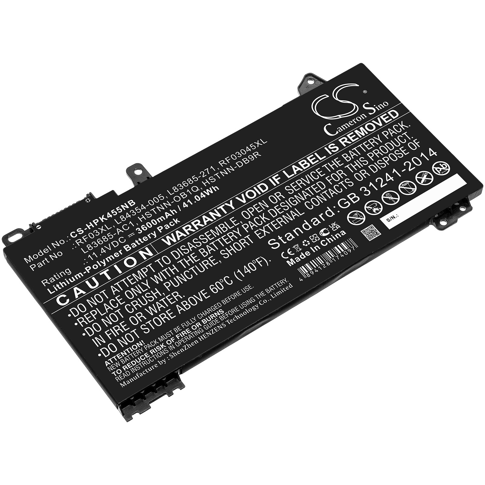 Batteri till Notebook, Bärbar dator för HP Pavilion x360 14 Convertible