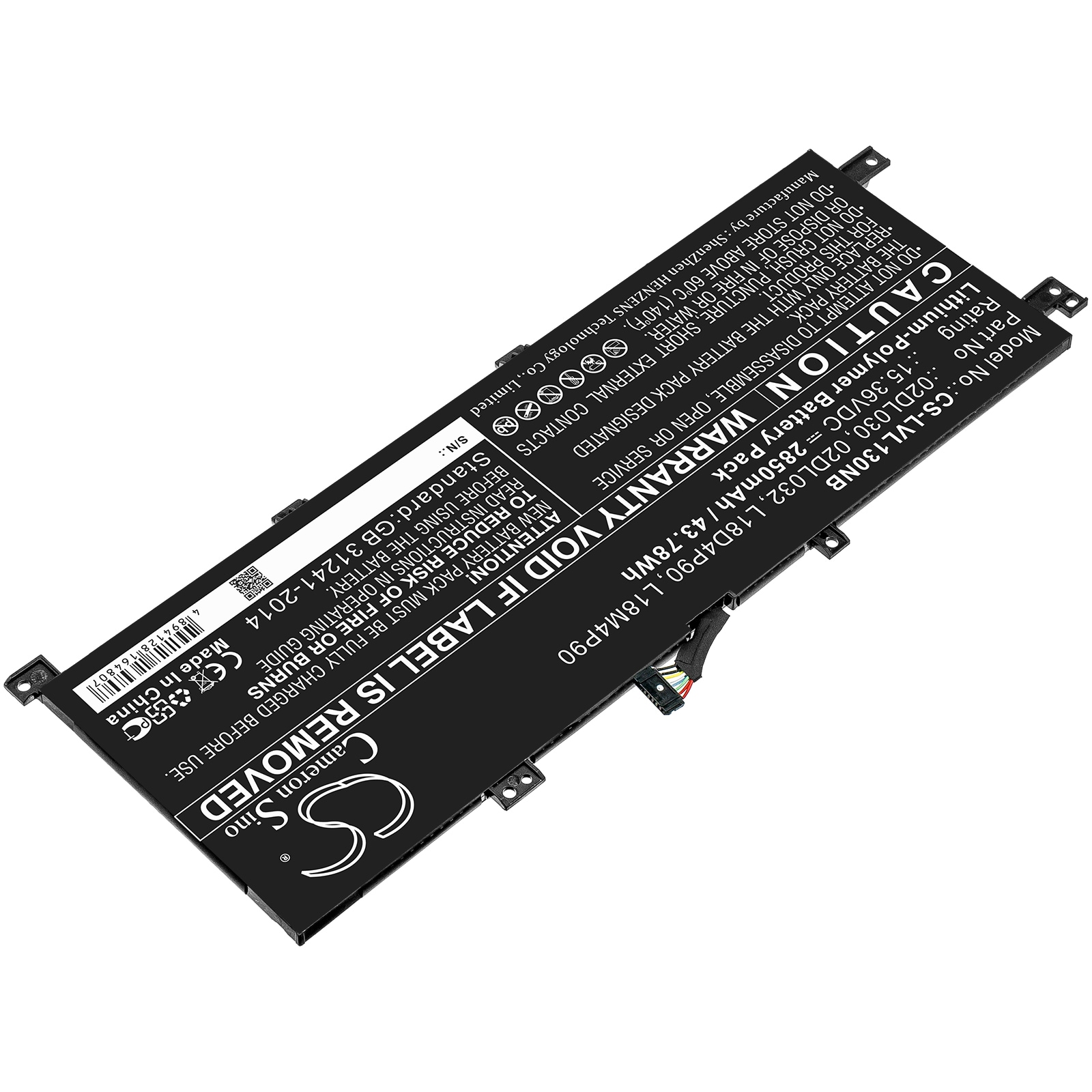 Batteri till Notebook, Bärbar dator för Lenovo ThinkPad L13-20R4S4L200 m.fl.