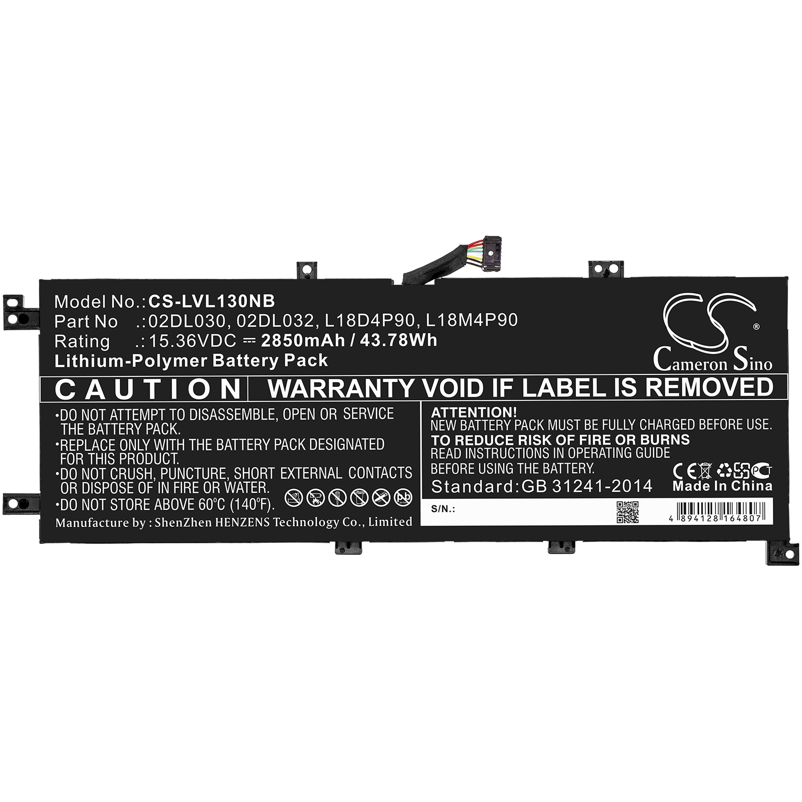 Batteri till Notebook, Bärbar dator för Lenovo ThinkPad L13-20R4S4L200 m.fl.