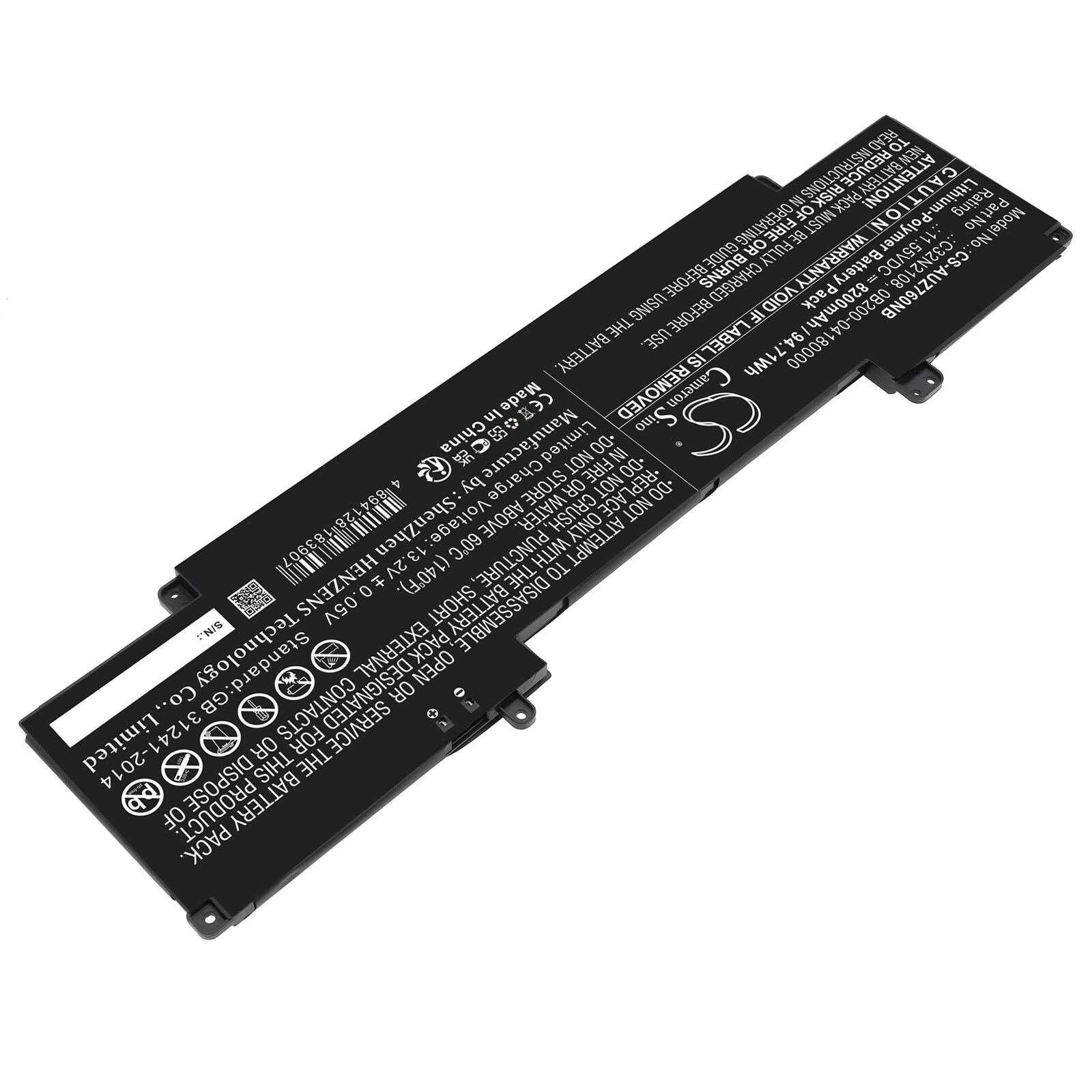 Batteri till Notebook, Bärbar dator för Asus Zenbook Pro 16X OLED, UZ7602ZM