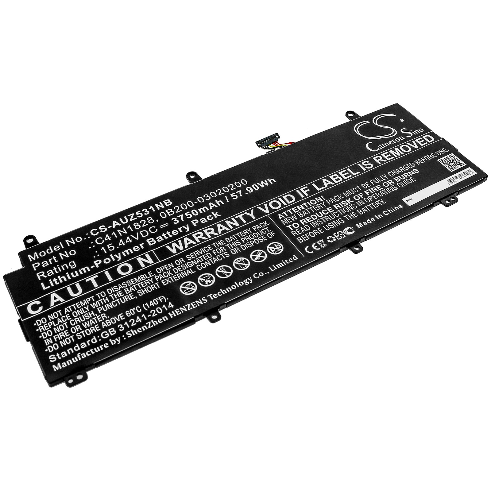 Batteri till Notebook, Bärbar dator för Asus Zephyrus S GX531GV, GX531GW-ES006T m.fl.