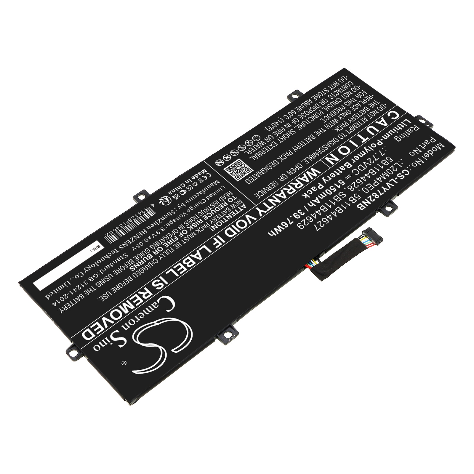 Batteri till Notebook, Bärbar dator för Lenovo Yoga Duet 7 13ITL6 82MA0025AX m.fl.