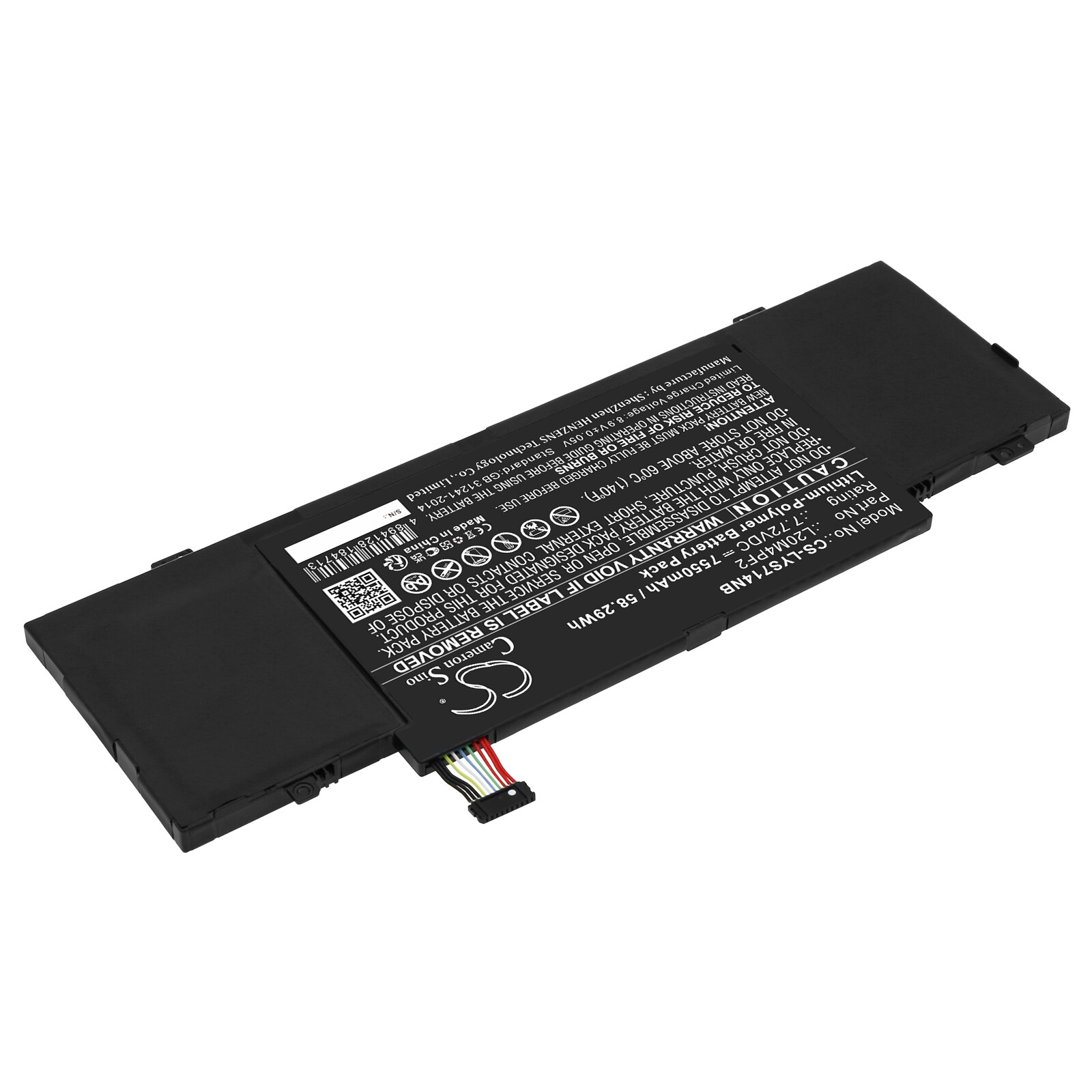 Batteri till Notebook, Bärbar dator för Lenovo Yoga Slim 7 Carbon 14ACN6 82L0005BVN m.fl.
