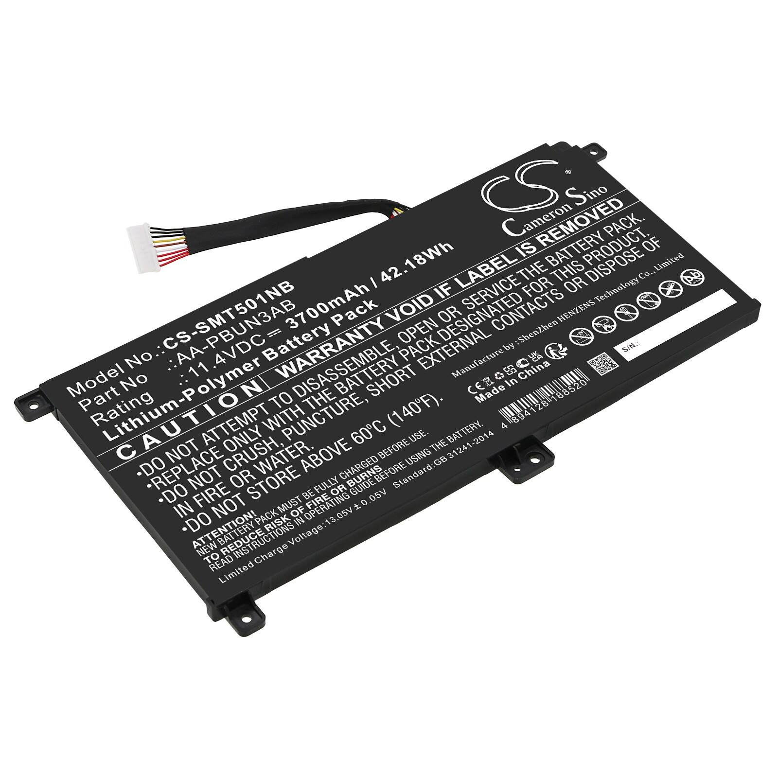 Batteri till Notebook, Bärbar dator för Samsung NT501R5L-M15/C, NT501R5L-L05/R m.fl.