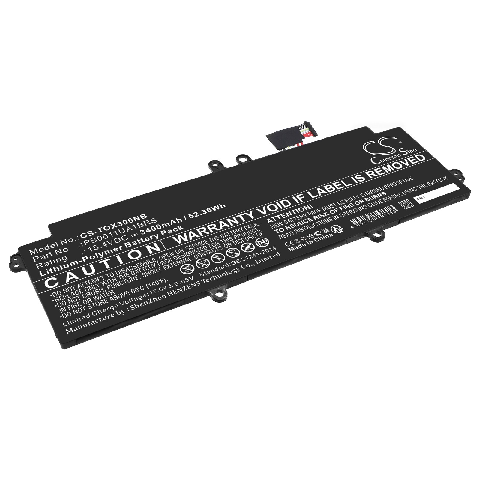 Batteri till Notebook, Bärbar dator för Dynabook Portege X30L-J-15K m.fl.