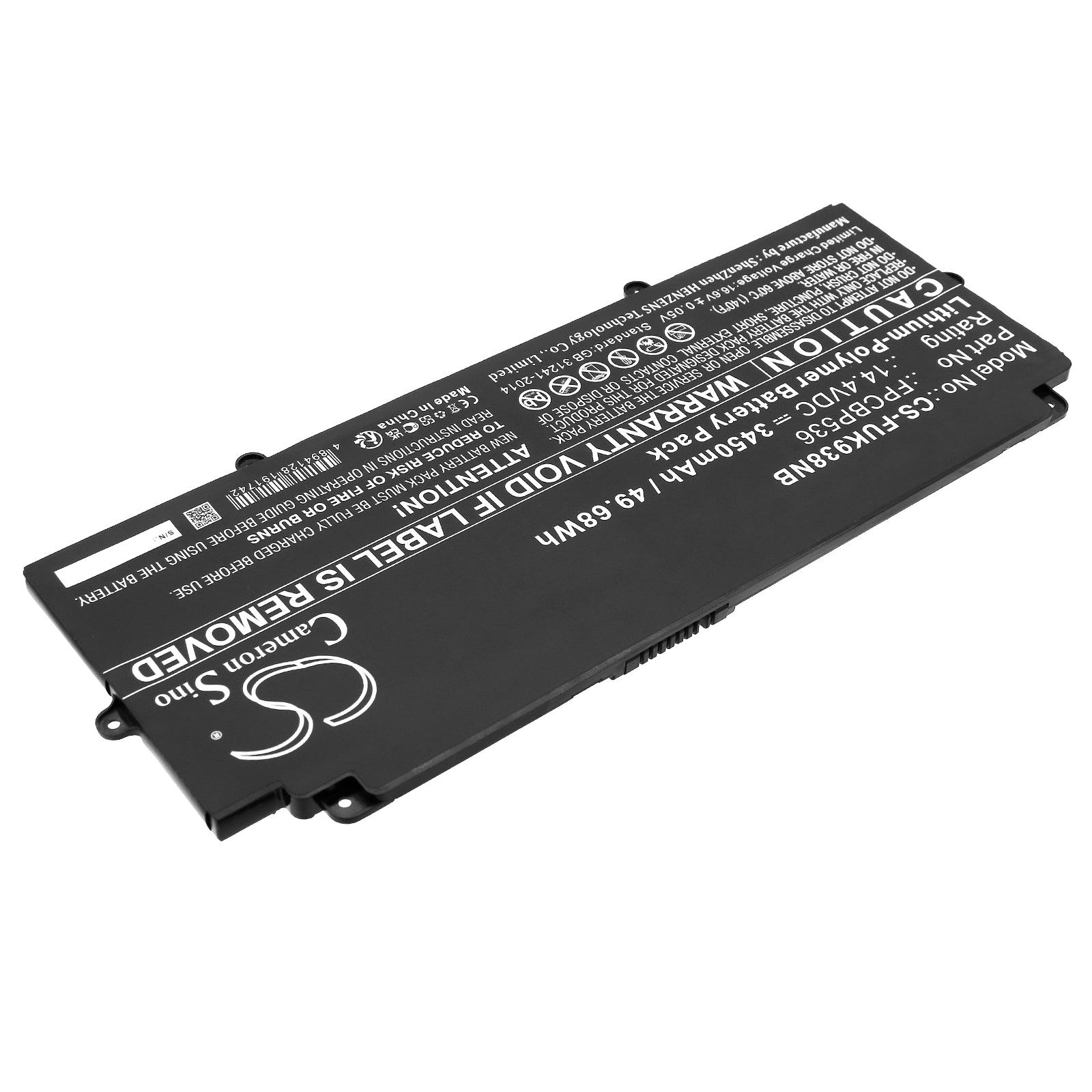 Batteri till Notebook, Bärbar dator för Fujitsu LifeBook U937, LifeBook U938 m.fl.