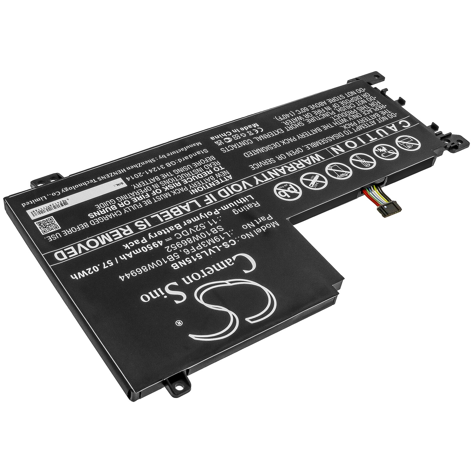 Batteri till Notebook, Bärbar dator för Lenovo IdeaPad 5-15IIL05 81YK003VMZ m.fl.