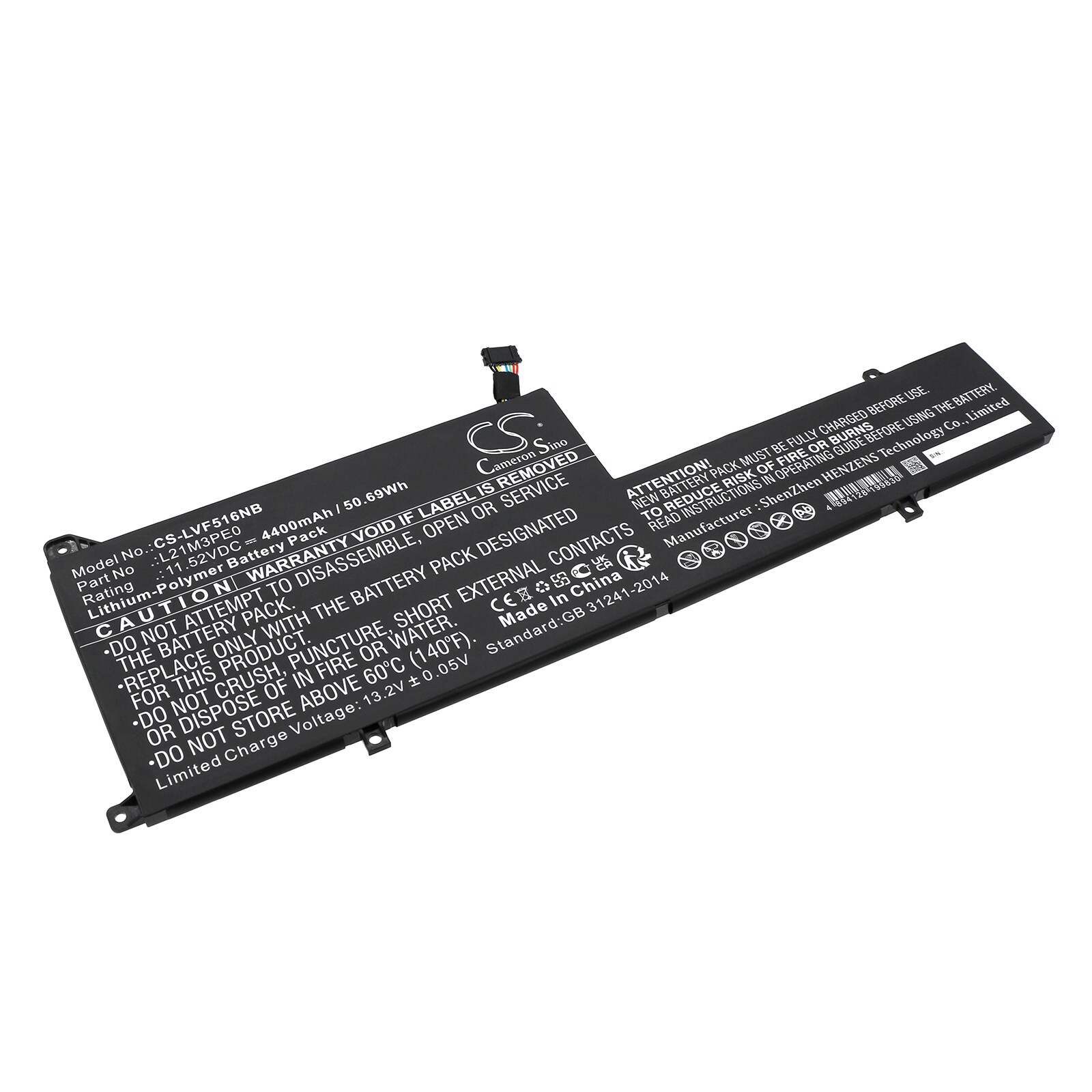 Batteri till Notebook, Bärbar dator för Lenovo IdeaPad Flex 5 14IAU7 82R7006TUK m.fl.