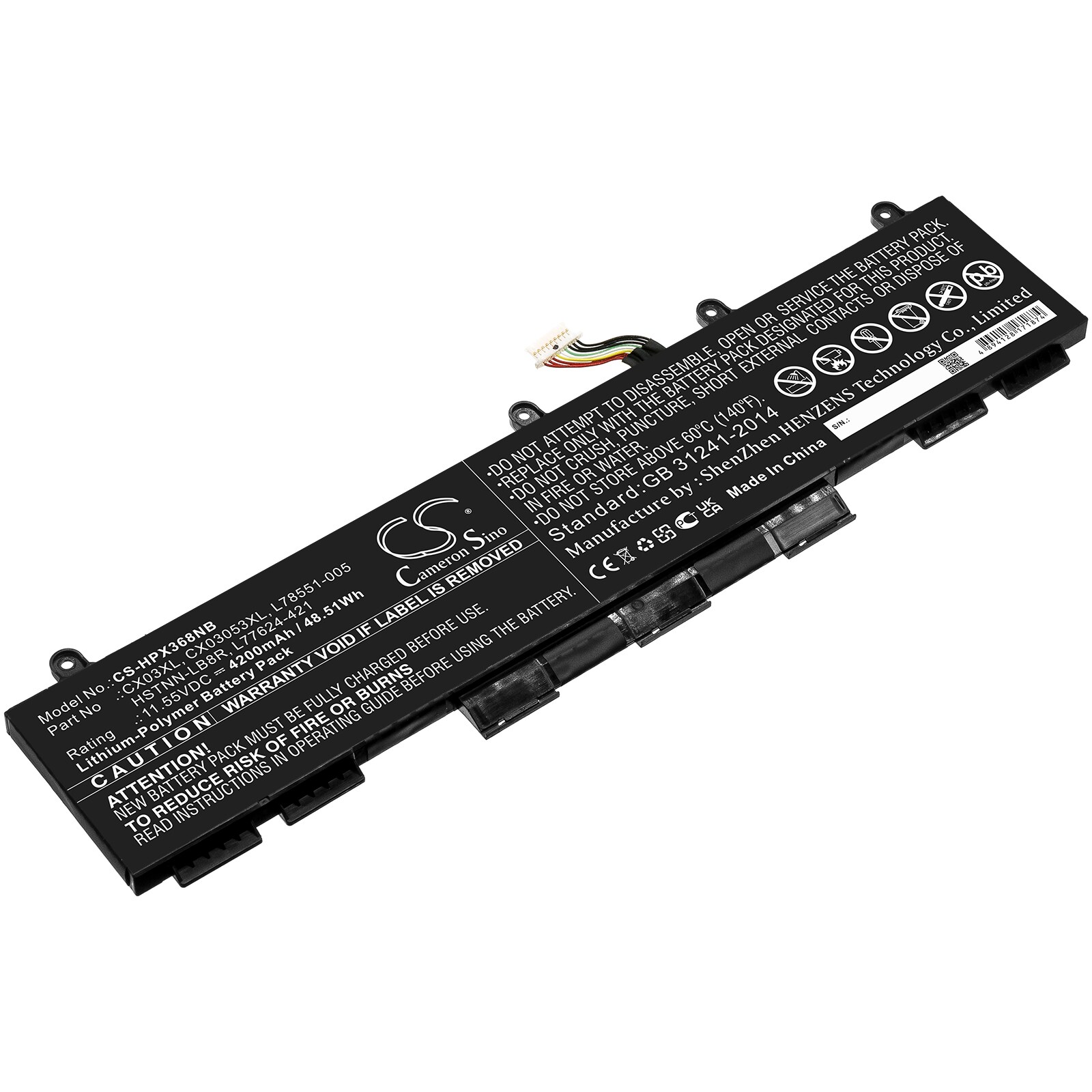 Batteri till Notebook, Bärbar dator för HP EliteBook X360 830 G7, EliteBook 855 G7