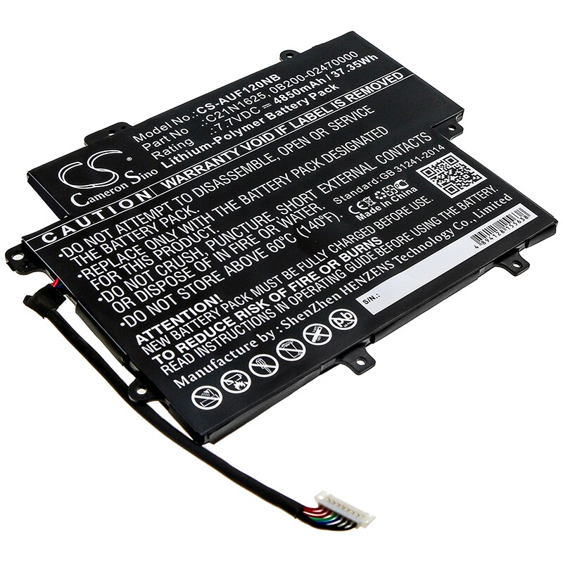 Batteri till Notebook, Bärbar dator för Asus VivoBook Flip 12 TP203NA-BP034TS m.fl.
