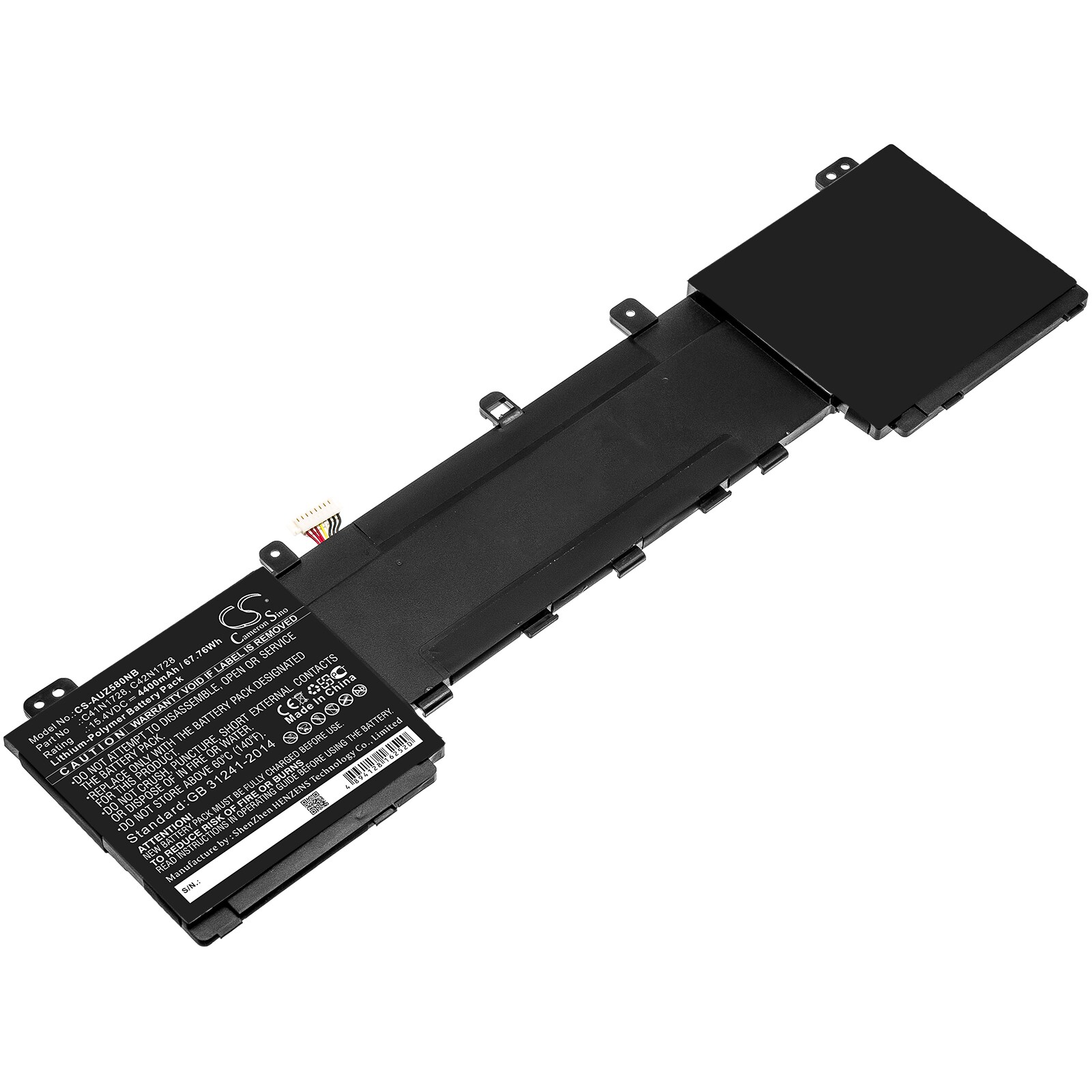 Batteri till Notebook, Bärbar dator för Asus ZenBook Pro 15, 5500VE, UX550GD m.fl.