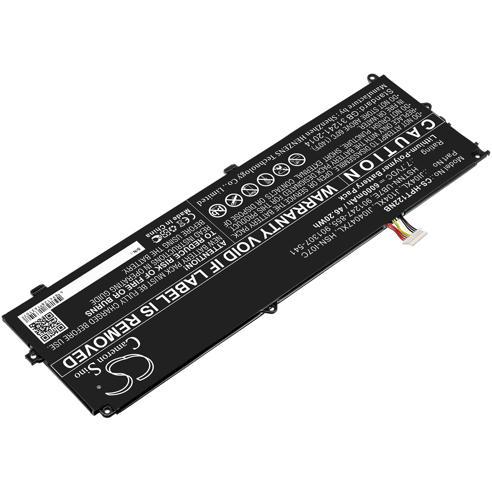 Batteri till Notebook, Bärbar dator för HP Elite X2 1012 G2 (1KE45AW) m.fl.
