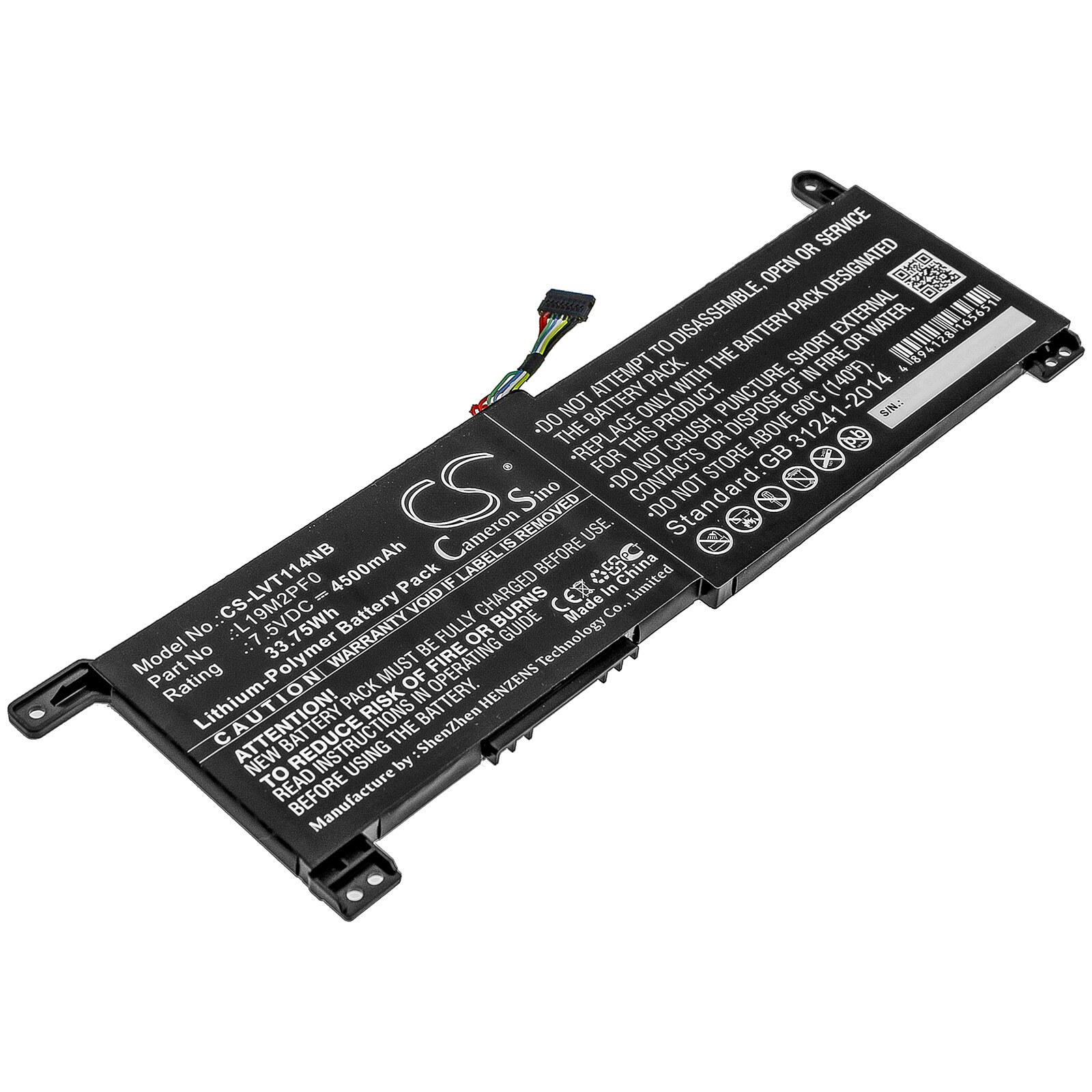 Batteri till Notebook, Bärbar dator för Lenovo IdeaPad 1-11ADA05(82GV) m.fl.
