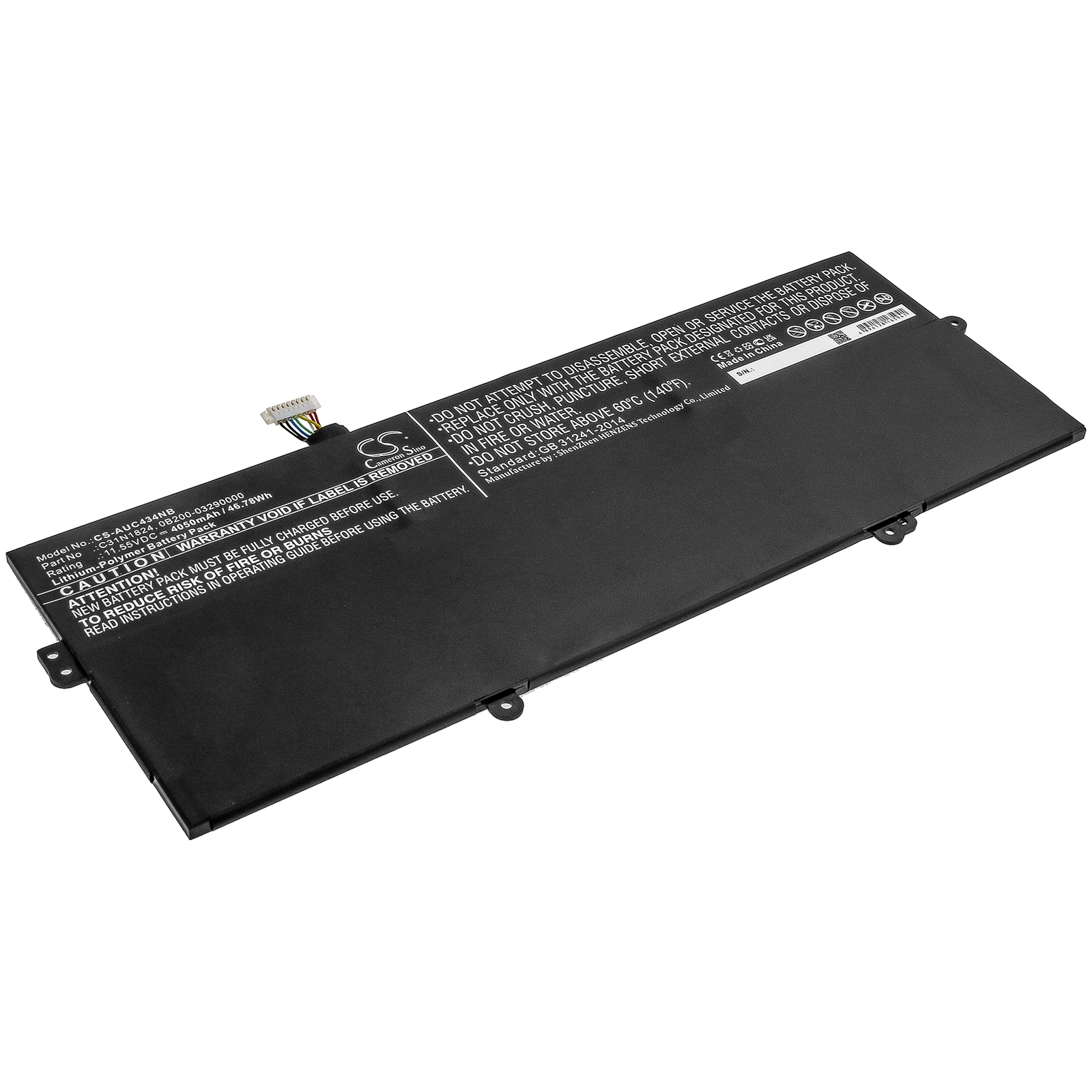 Batteri till Notebook, Bärbar dator för Asus Chromebook Flip C434, C434TA-AI0041 m.fl.