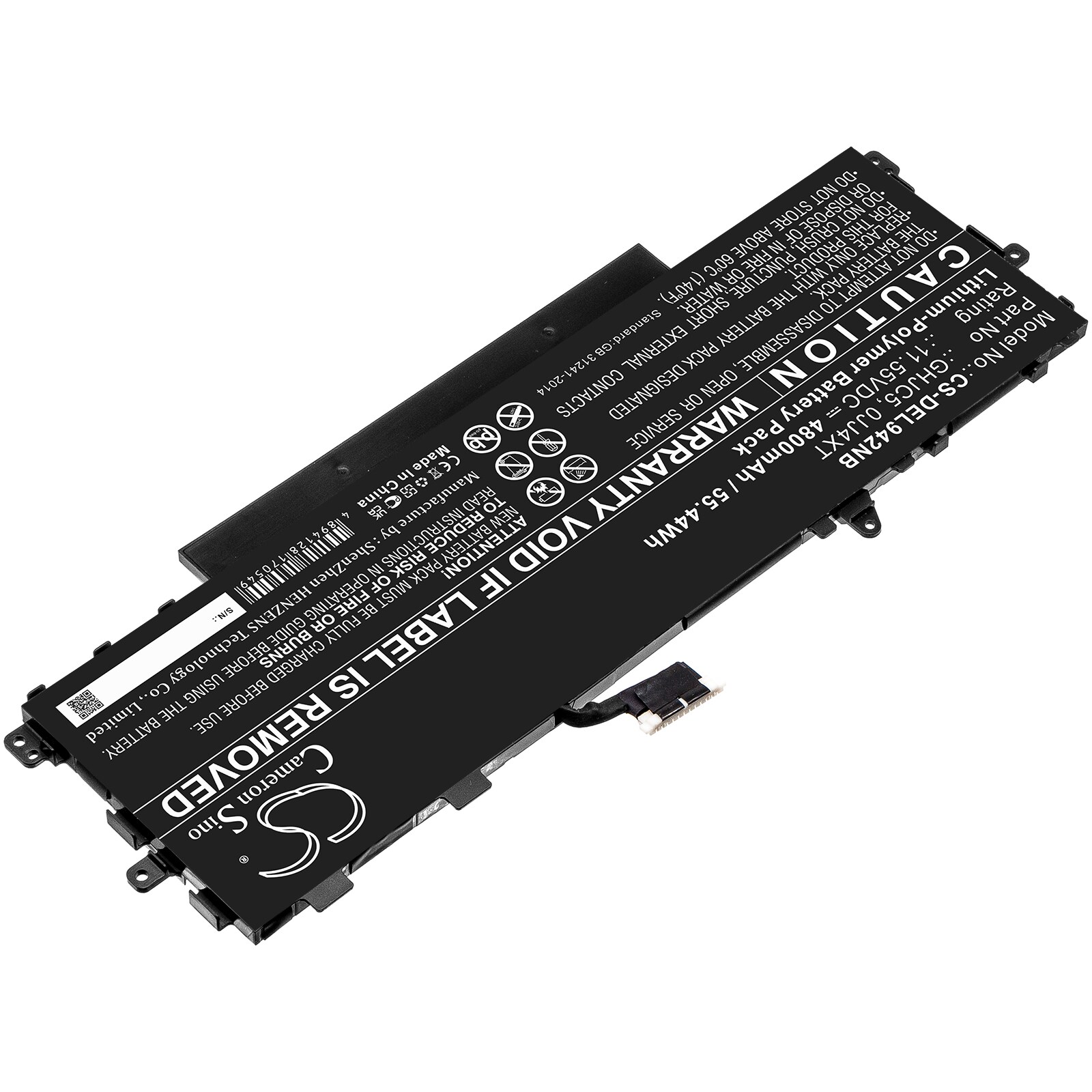 Batteri till Notebook, Bärbar dator för DELL Latitude 9420 2-in-1