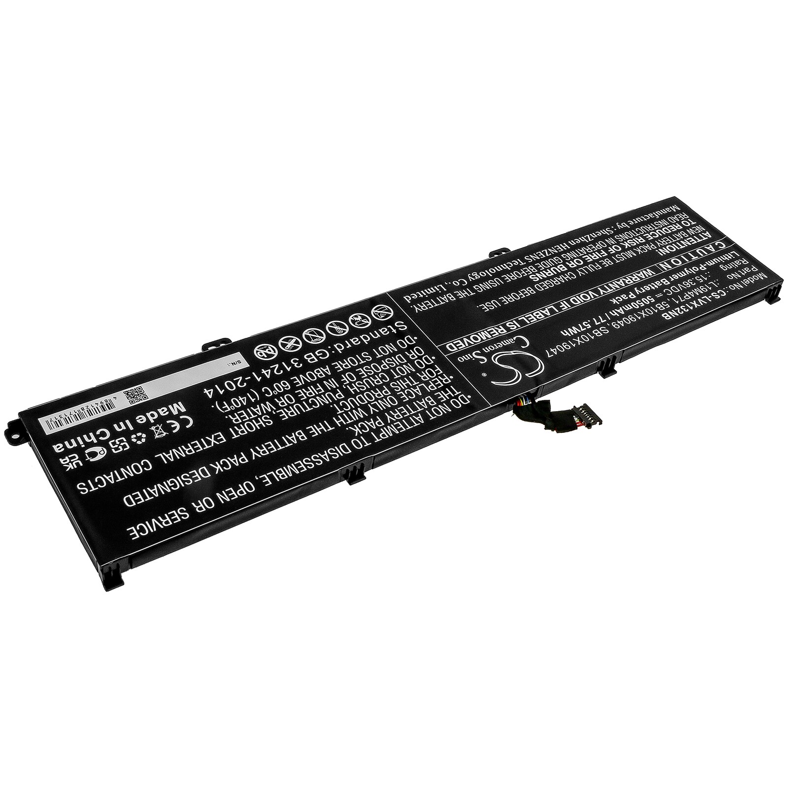 Batteri till Notebook, Bärbar dator för Lenovo ThinkPad X1 Extreme Gen 3 m.fl.