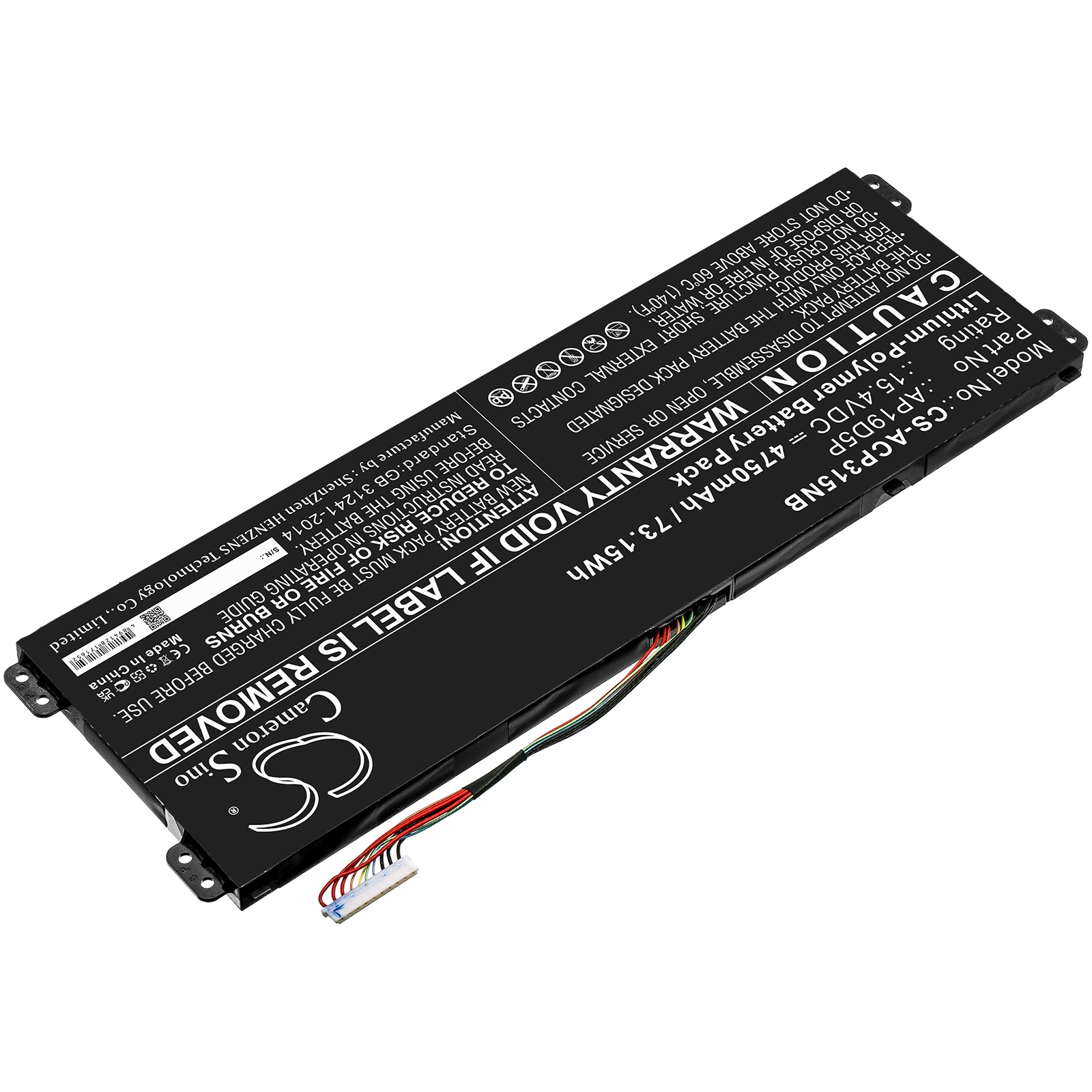 Batteri till Notebook, Bärbar dator för Acer Conceptd 3 Cn315-72g-70p5 m.fl.