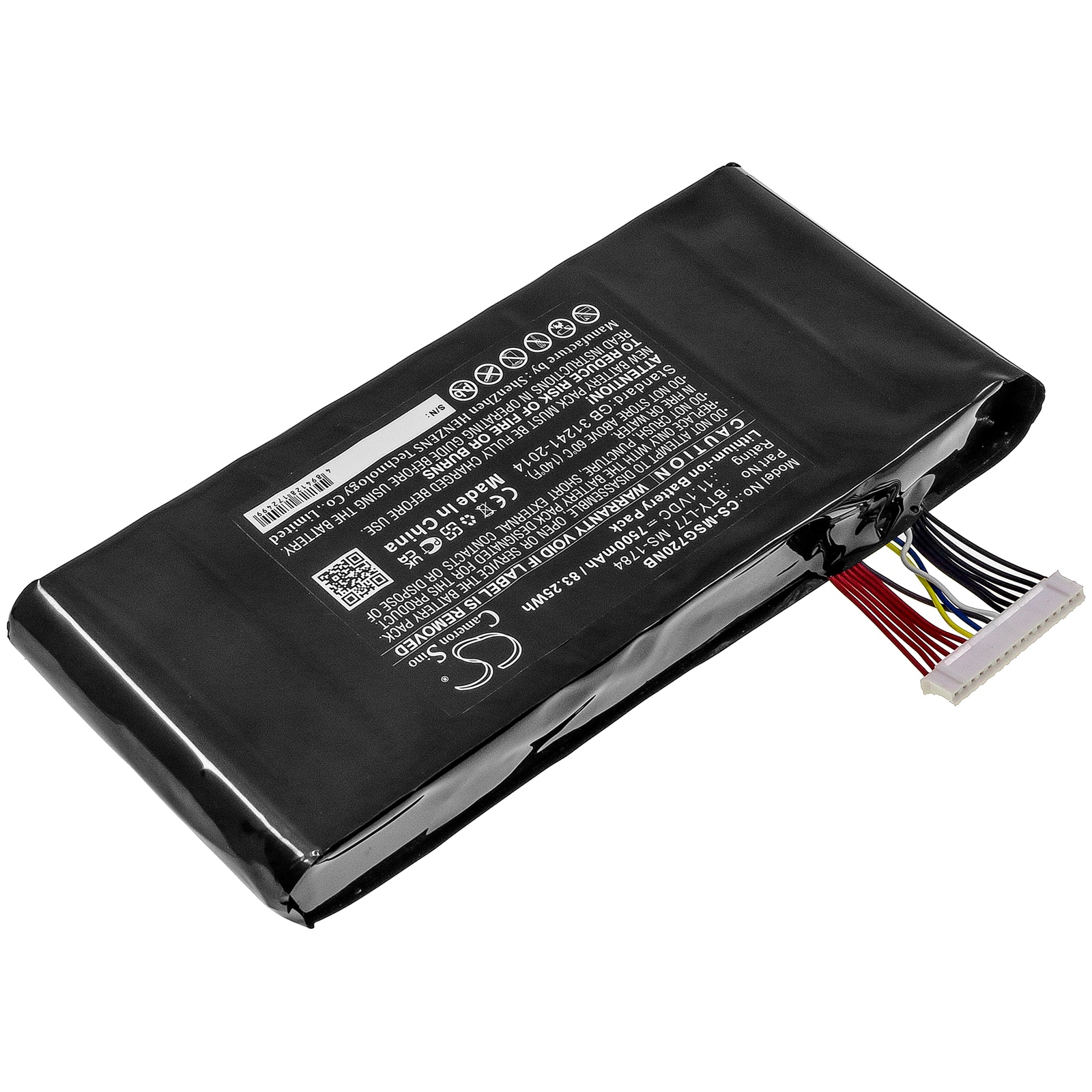 Batteri till Notebook, Bärbar dator för MSI GT72 6QDG16H21, GT72 2QW32SR311BW m.fl.