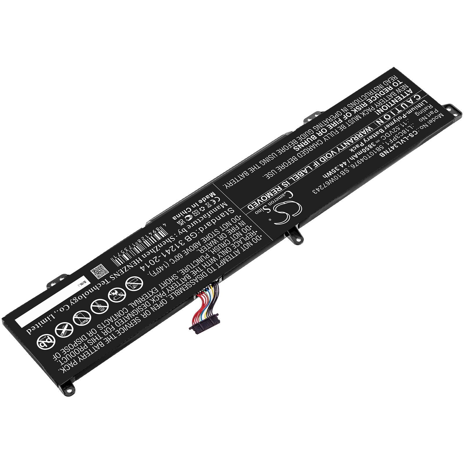 Batteri till Notebook, Bärbar dator för Lenovo Ideapad L340 17 Gaming m.fl.