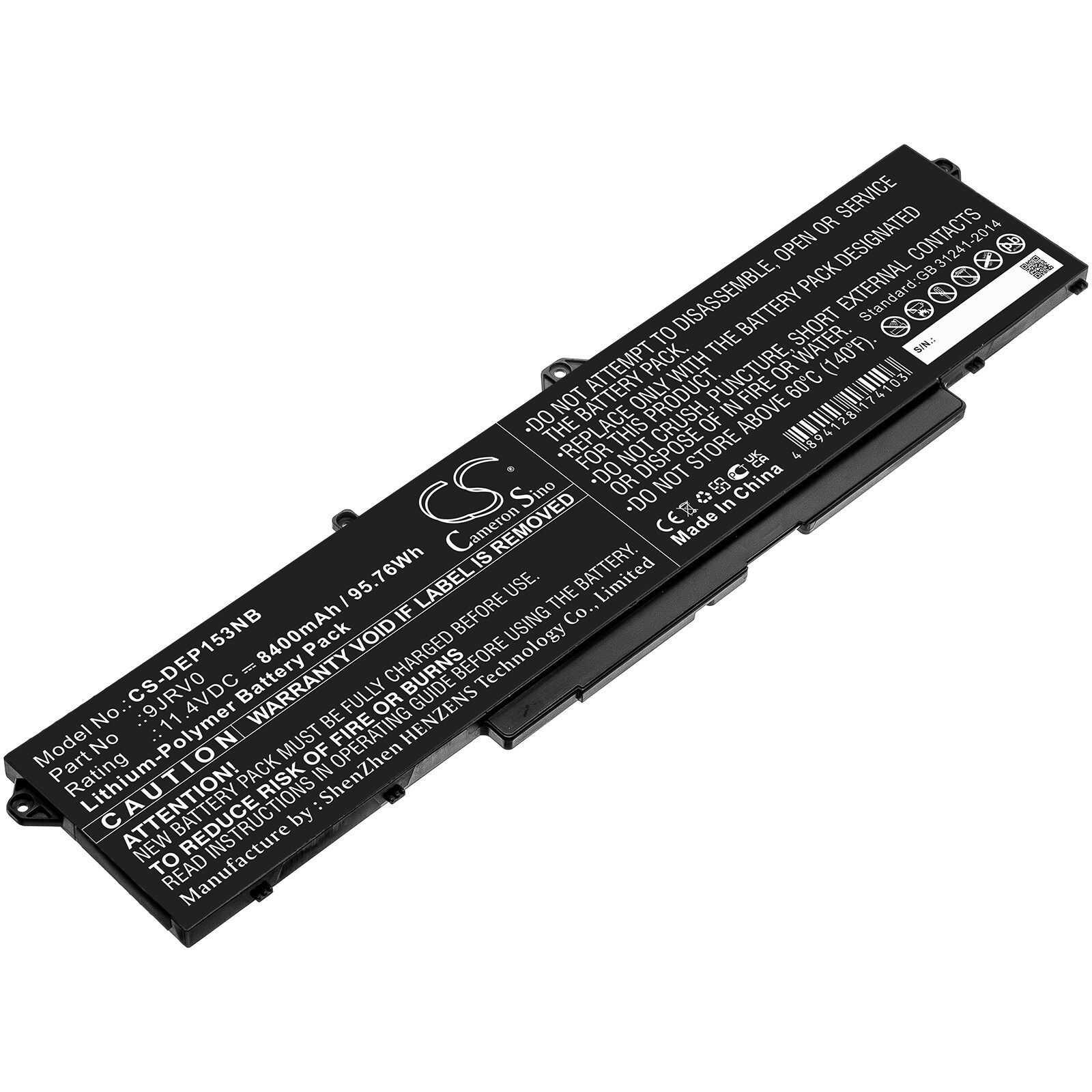 Batteri till Notebook, Bärbar dator för DELL Precision 15 3561