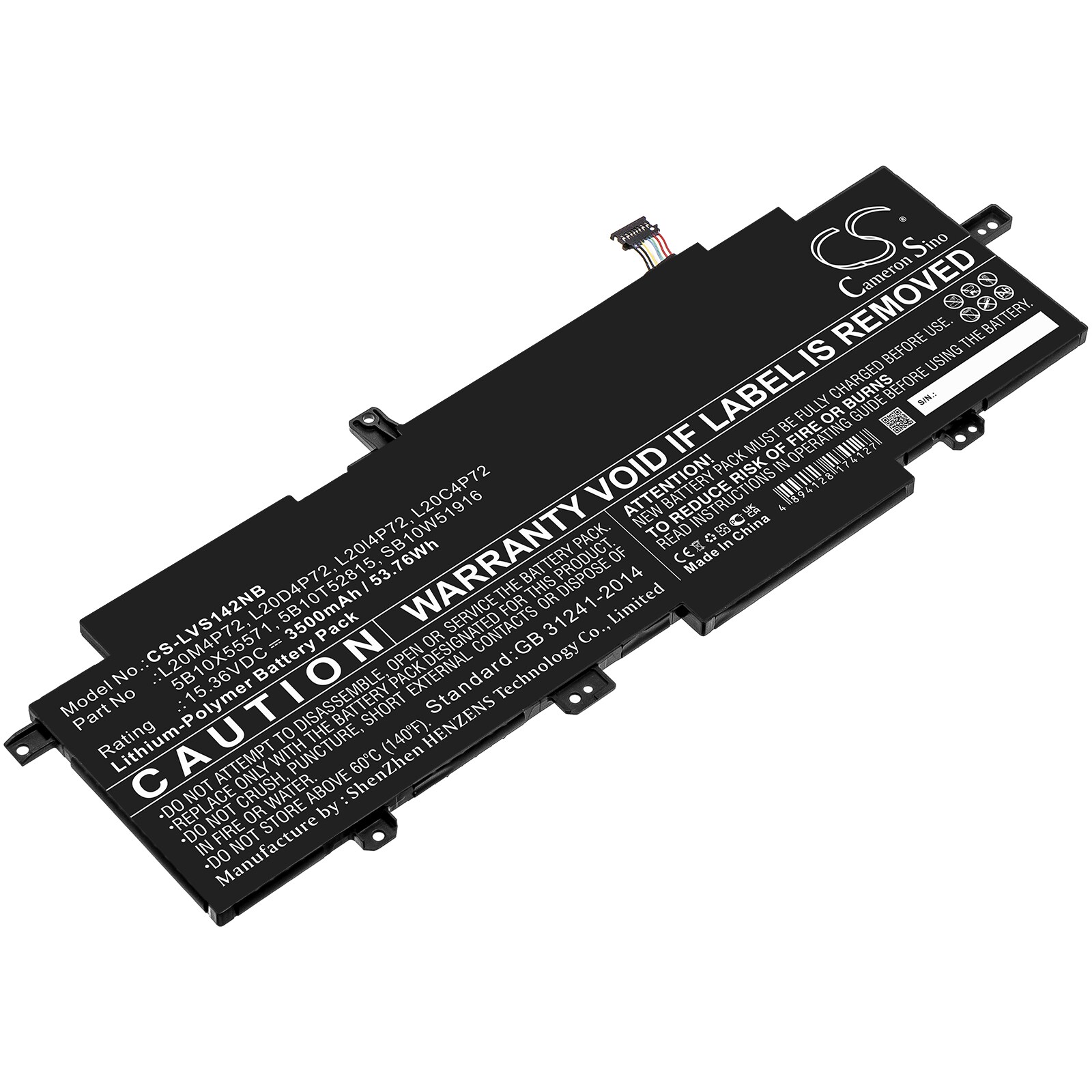 Batteri till Notebook, Bärbar dator för Lenovo ThinkPad T14s Gen 2, TP00130A m.fl.