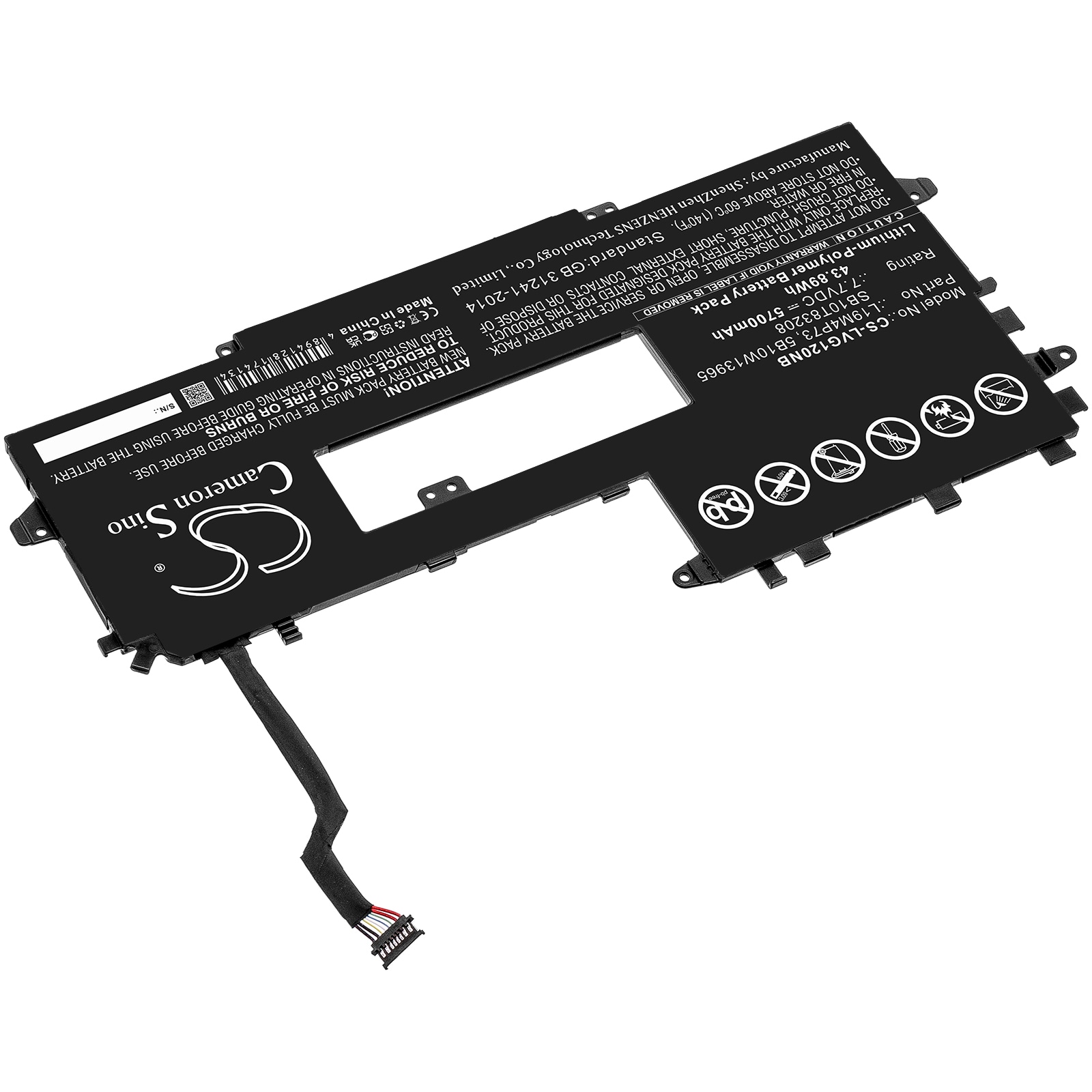 Batteri till Notebook, Bärbar dator för Lenovo m.fl.
