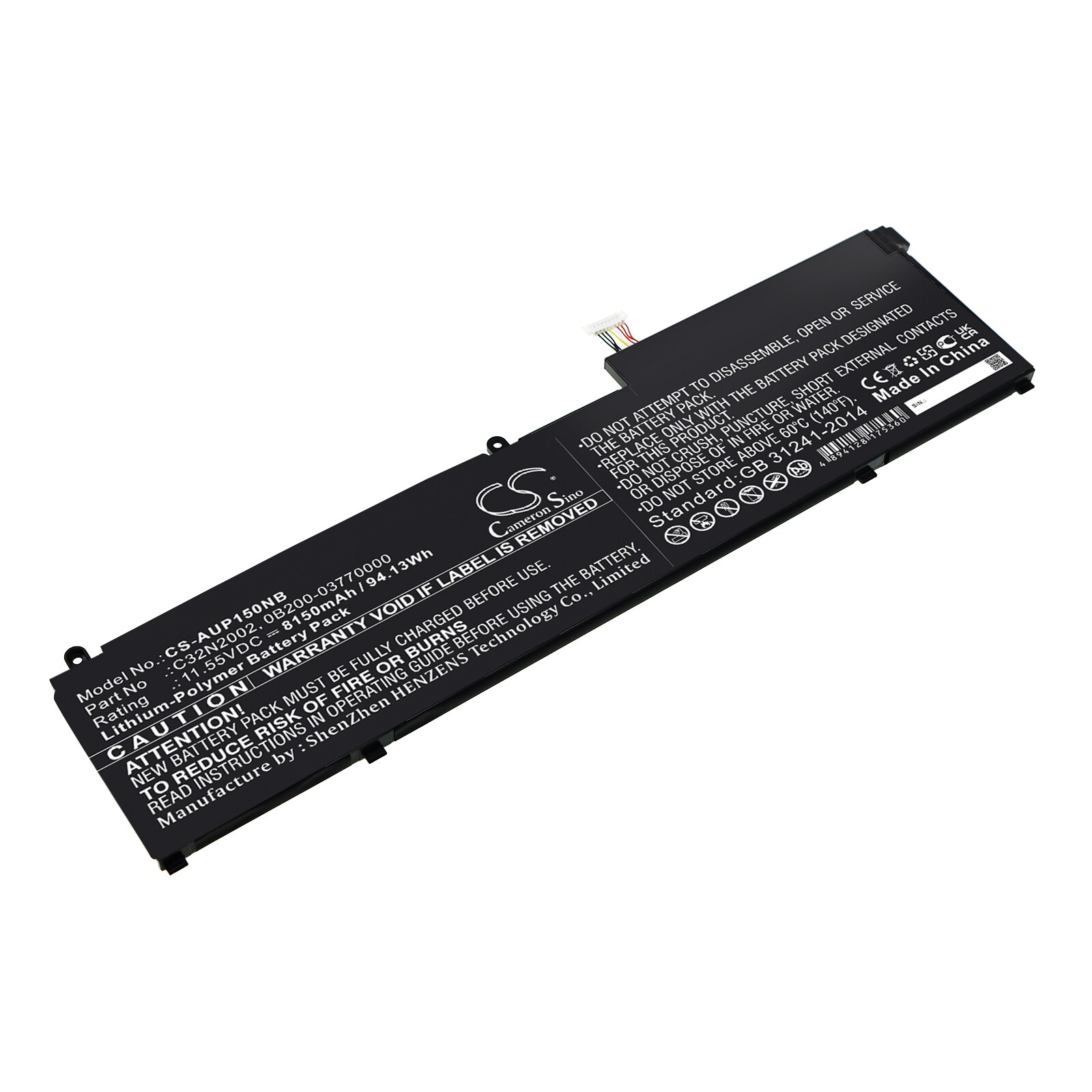 Batteri till Notebook, Bärbar dator för Asus ZenBook Pro 15 OLED UM535QE-KY195W m.fl.