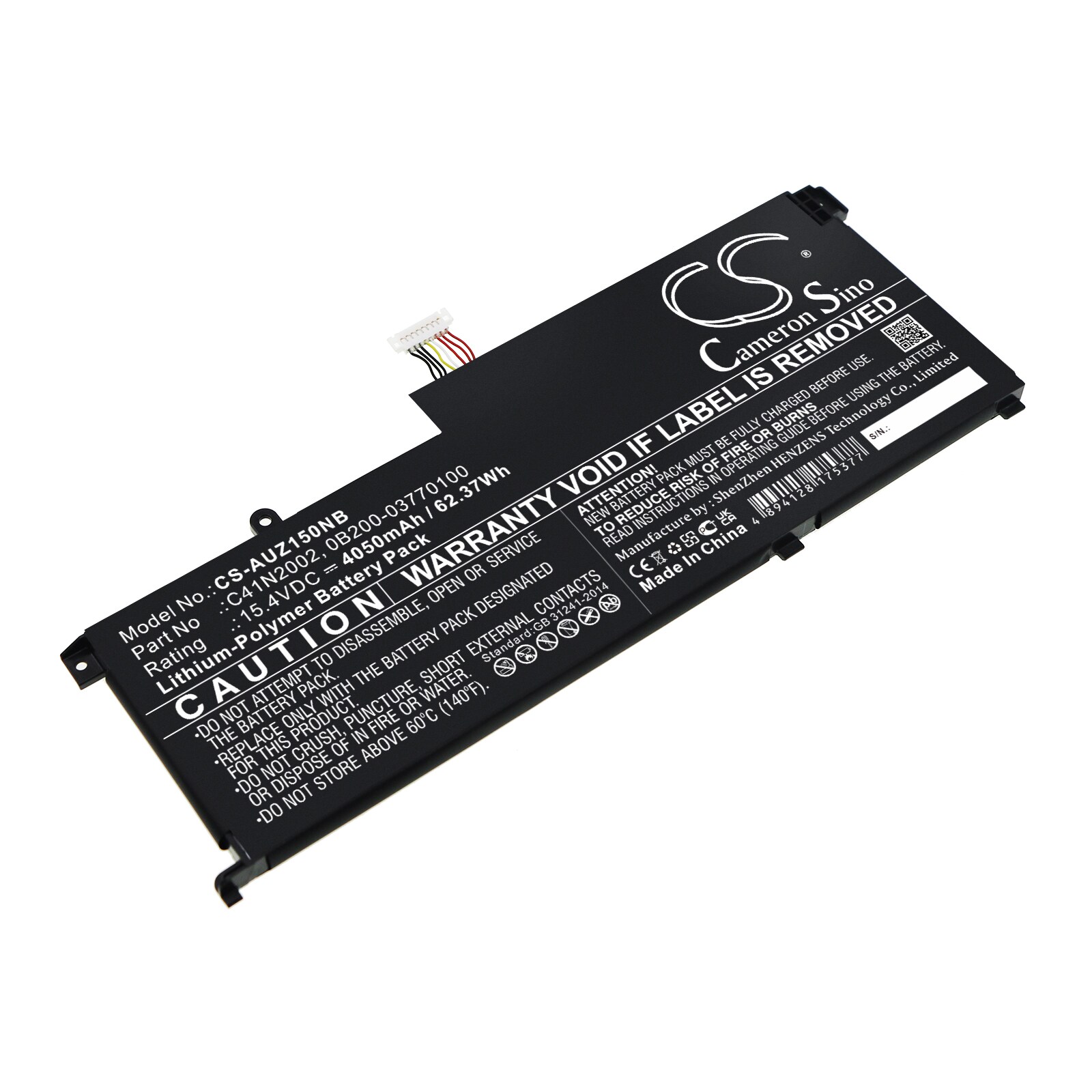 Batteri till Notebook, Bärbar dator för Asus ZenBook Pro 15 UX535LH-BN128R m.fl.