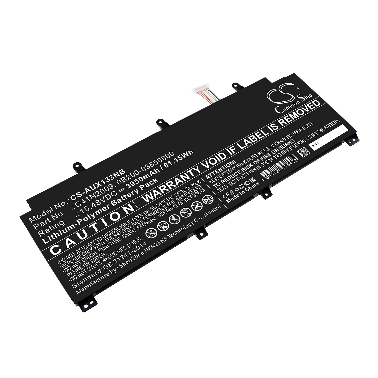 Batteri till Notebook, Bärbar dator för Asus ROG Flow X13 GV301QH-K6028T m.fl.