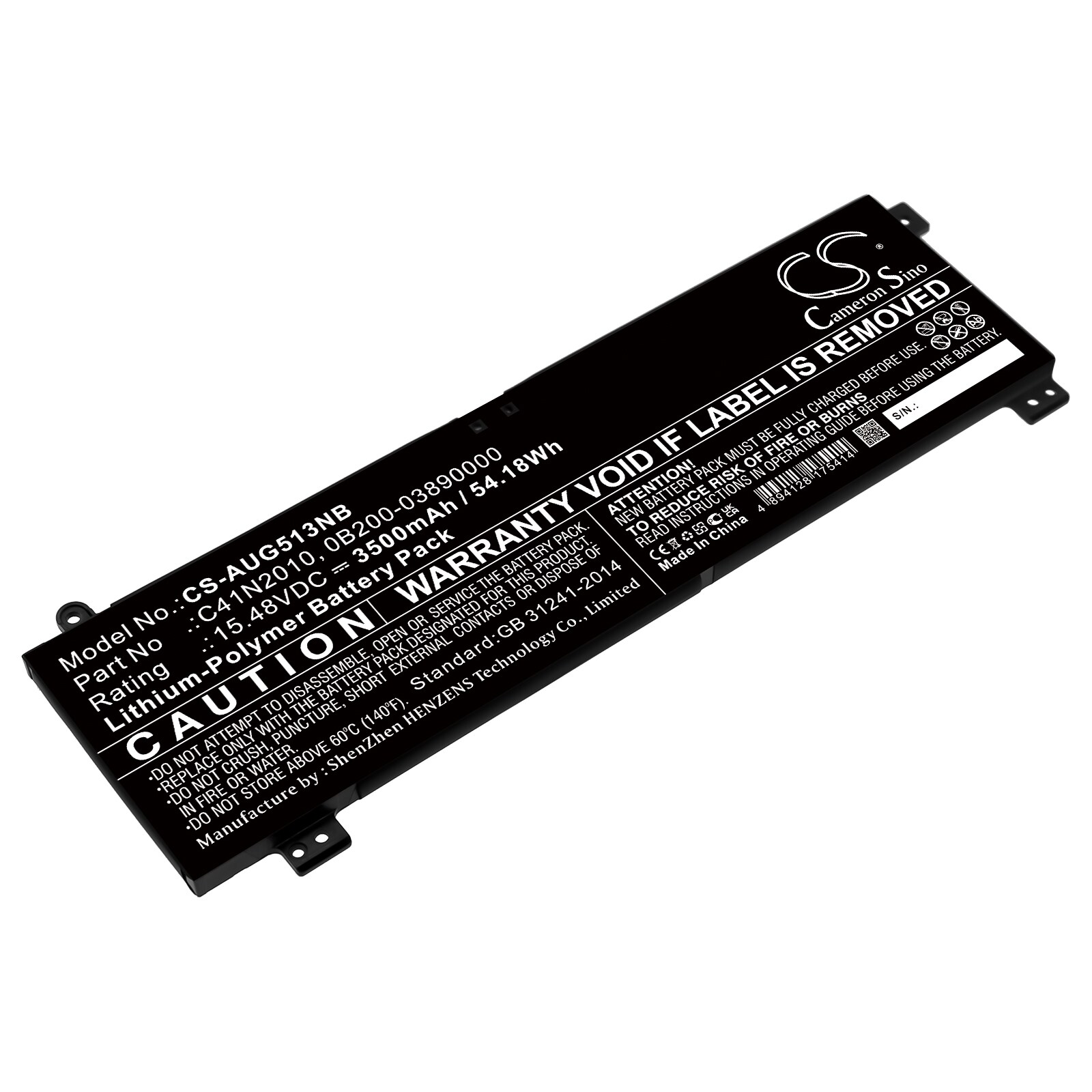 Batteri till Notebook, Bärbar dator för Asus ROG Strix G15 G513IH-HN006 m.fl.