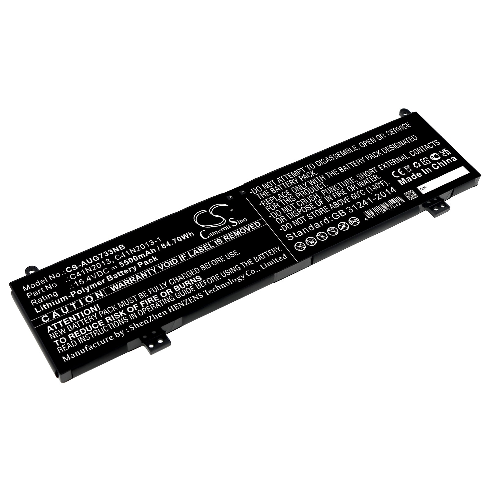 Batteri till Notebook, Bärbar dator för Asus ROG Strix SCAR 17 G733QR-HG061T m.fl.