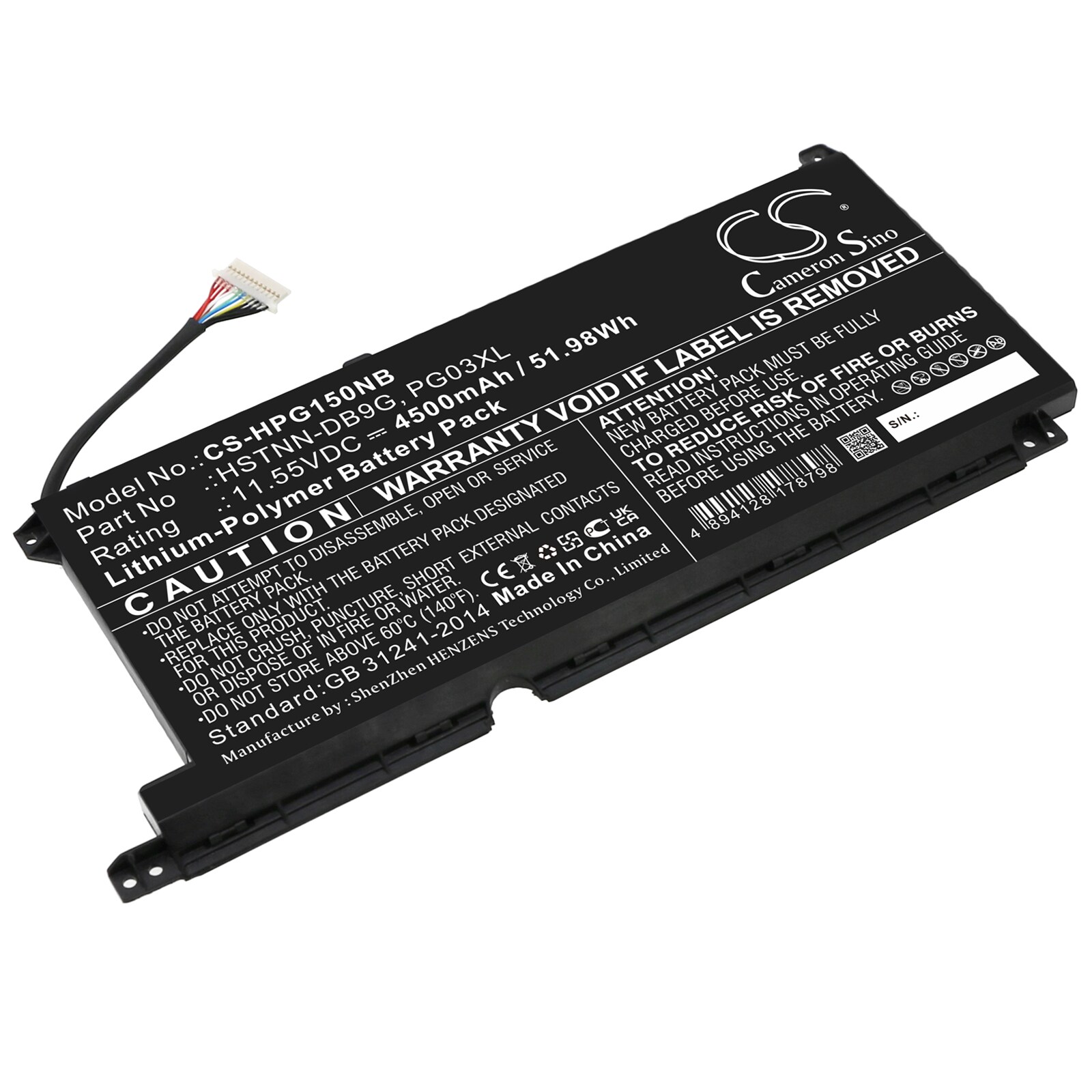 Batteri till Notebook, Bärbar dator för HP Pavilion Gaming 15-ec0020ng m.fl.