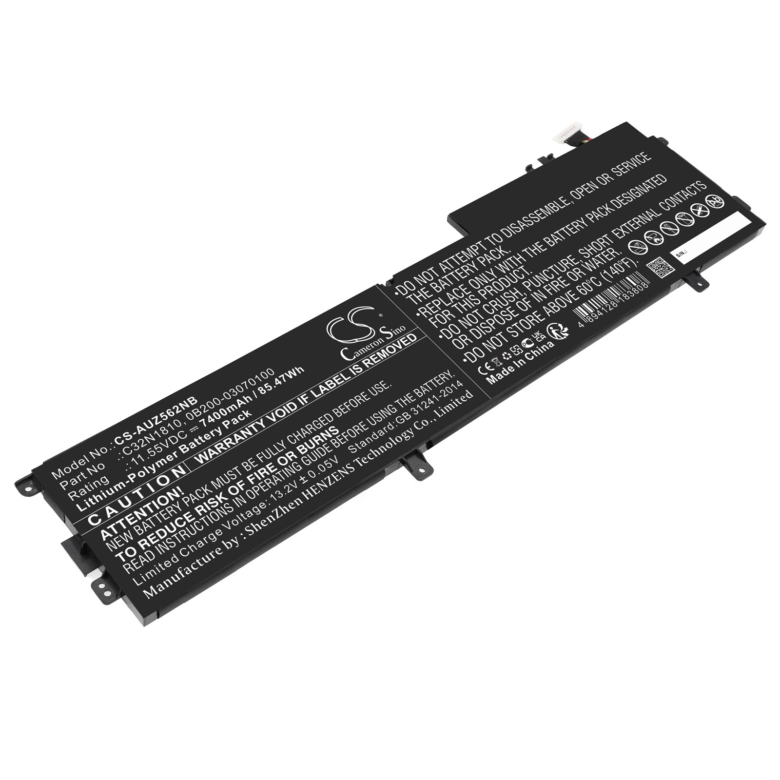 Batteri till Notebook, Bärbar dator för Asus ZenBook Flip 15 UX562FD-2G m.fl.