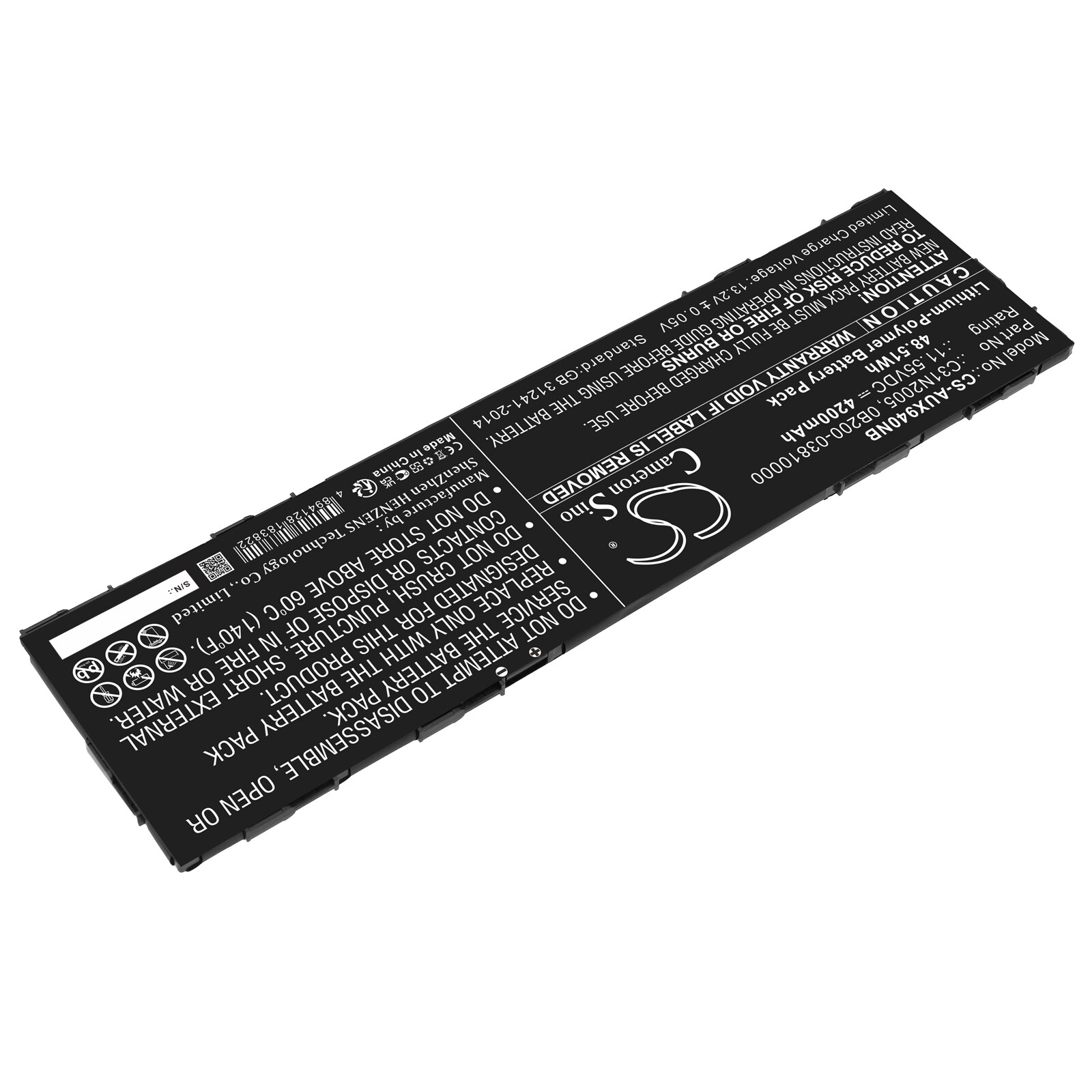 Batteri till Notebook, Bärbar dator för Asus ChromeBook CX9, B3402FEA m.fl.